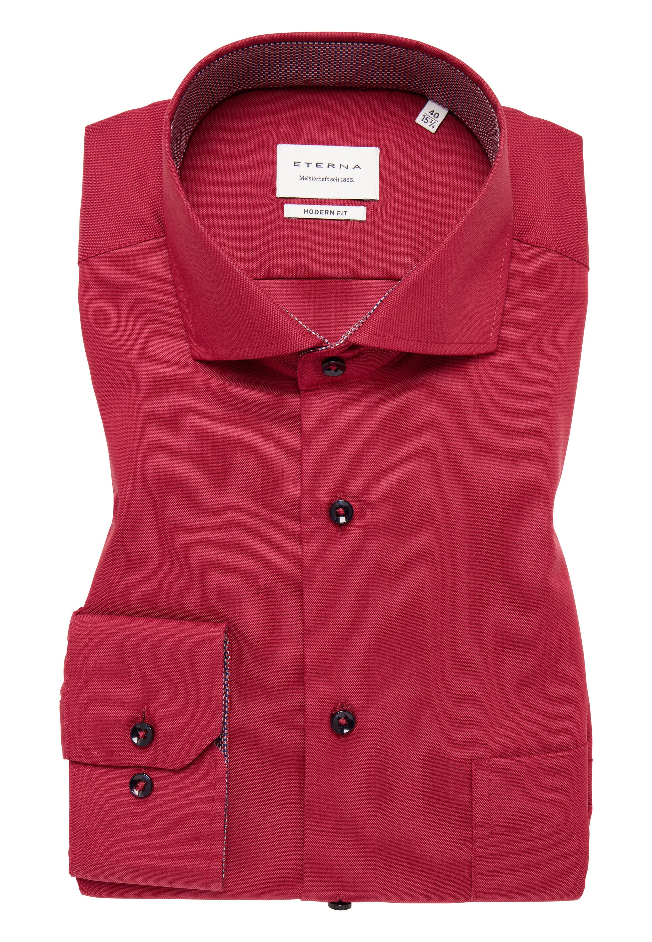 Eterna Langarmhemd »MODERN FIT«, NON IRON (bügelfrei)