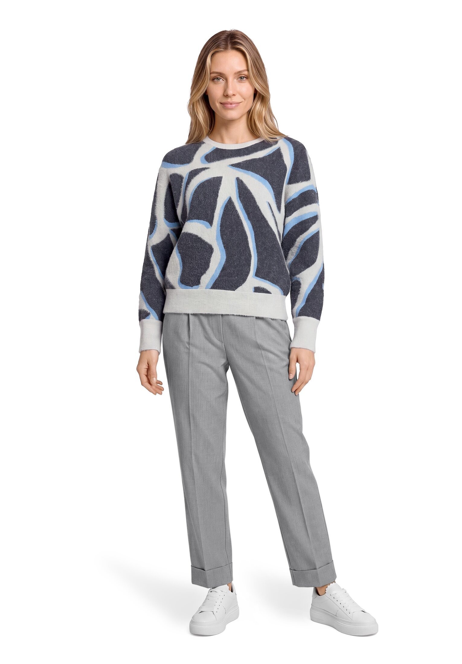 Betty&Co Strickpullover »Strickpullover mit Muster«