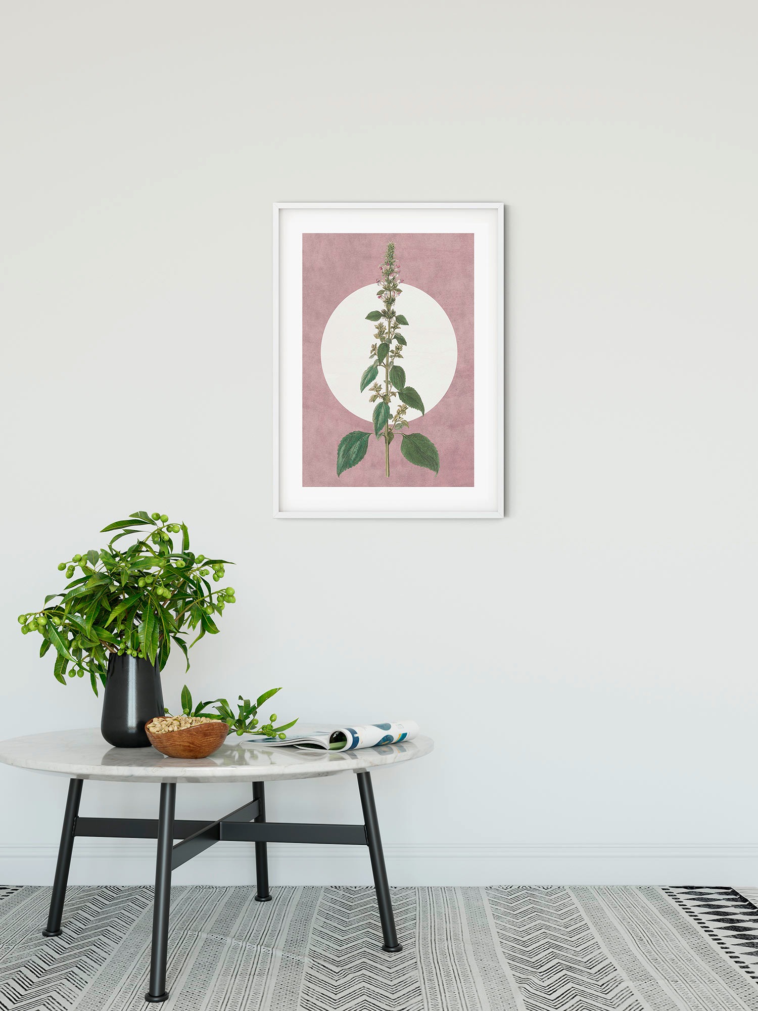 Komar Bild »Menthe en Croissance«, Natur, (1 St.), Wandbild zur Dekoration - ohne Rahmen