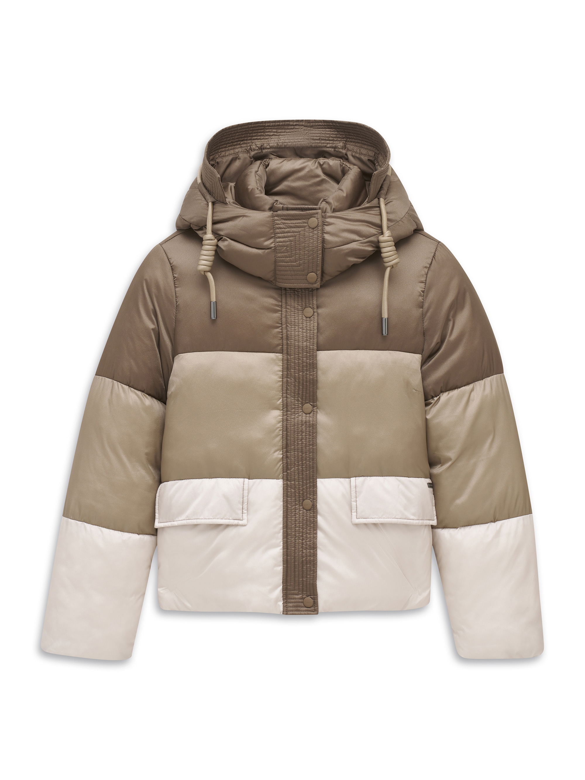 bugatti Kurzjacke »Regular Fit« mit Kapuze Regular Fit Sorona Kapuze Colorblocking