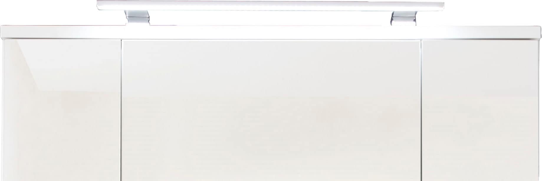 trendteam LED Spiegelleuchte LED-Board Kaltweiß Länge 60 cm - LED Badaufbauleuchte mit kaltem Licht - Mit Schalter