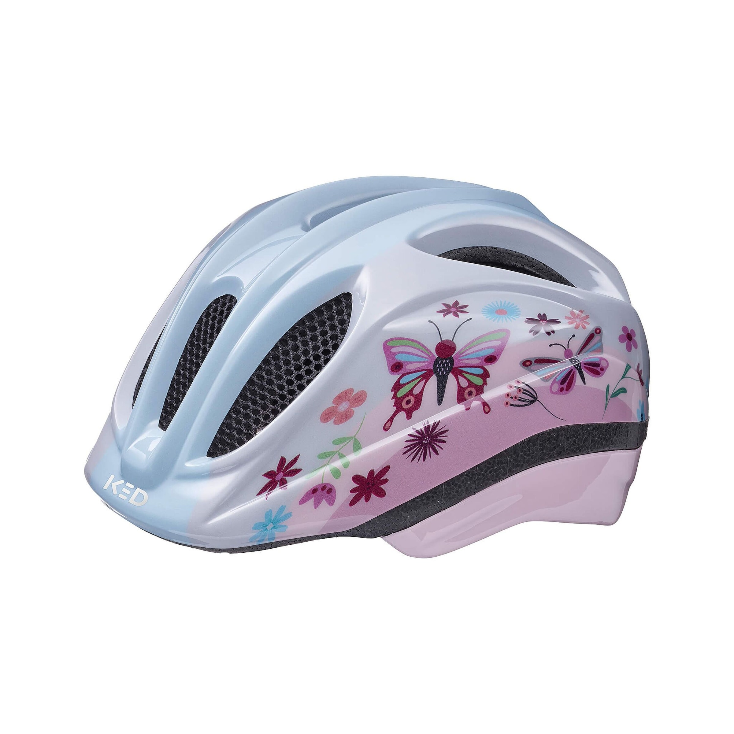 KED Helmsysteme Kinderfahrradhelm »Kinderhelm MEGGY II TREND, Butterfly Glossy«