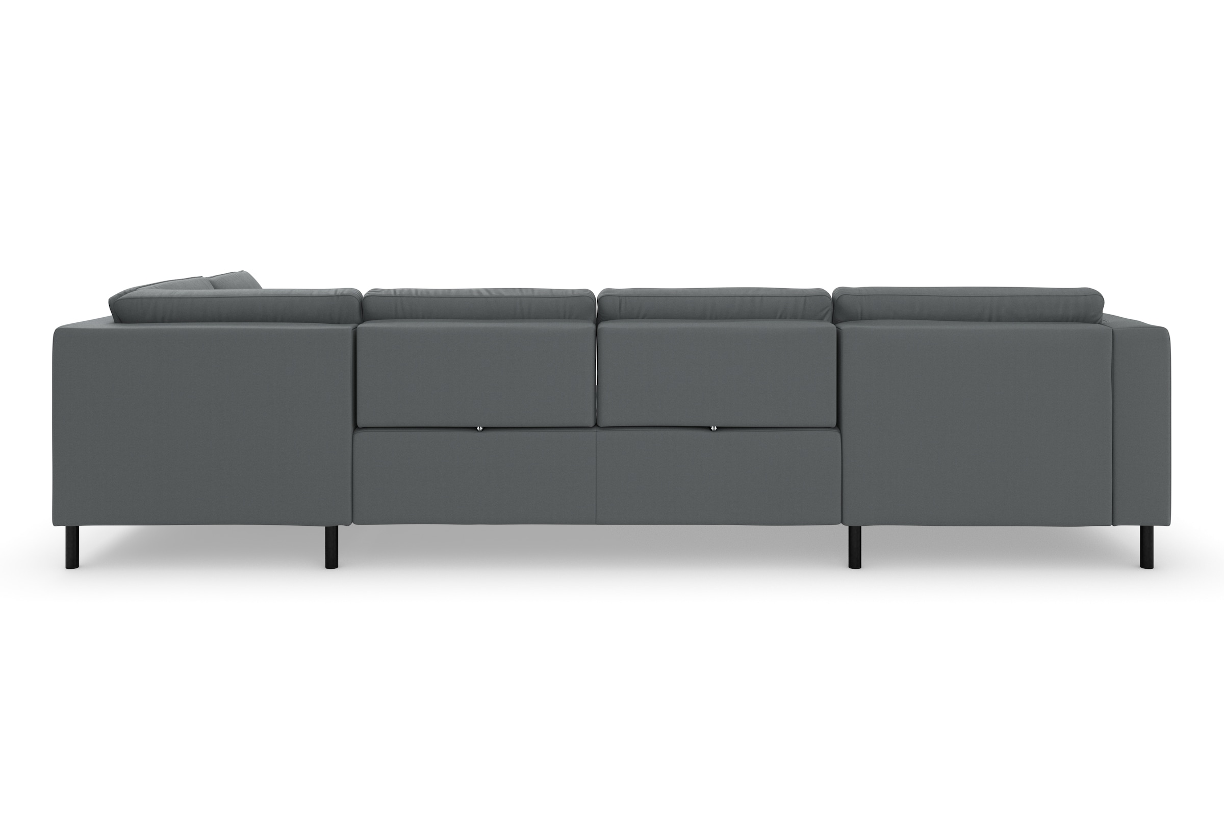 sit&more Wohnlandschaft »Olsen U-Form«, inklusive Sitztiefenverstellung, wahlweise mit Bettfunktion, 15cm hoch