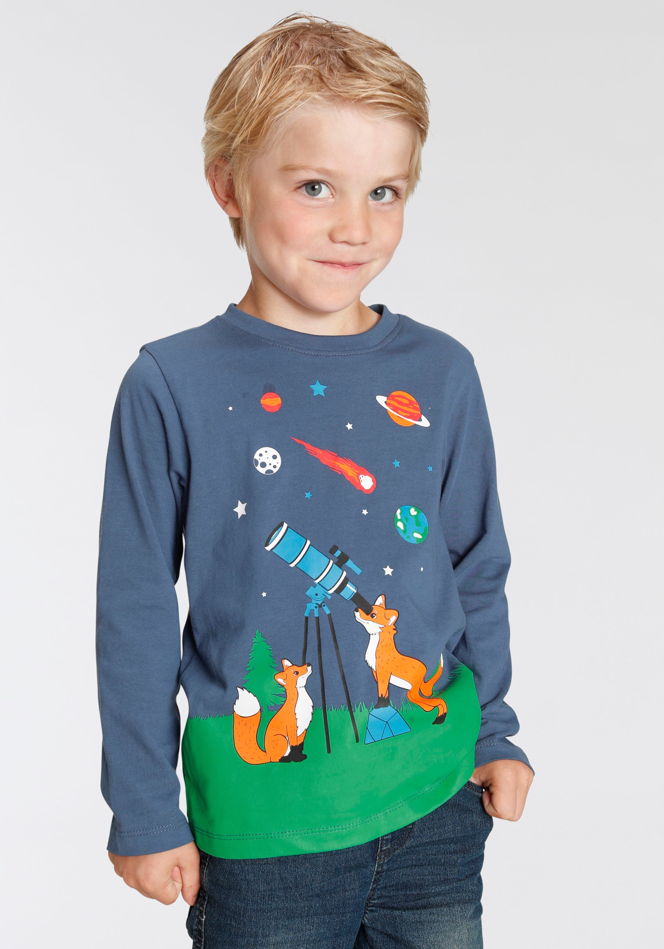 KIDSWORLD Langarmshirt »STARS«