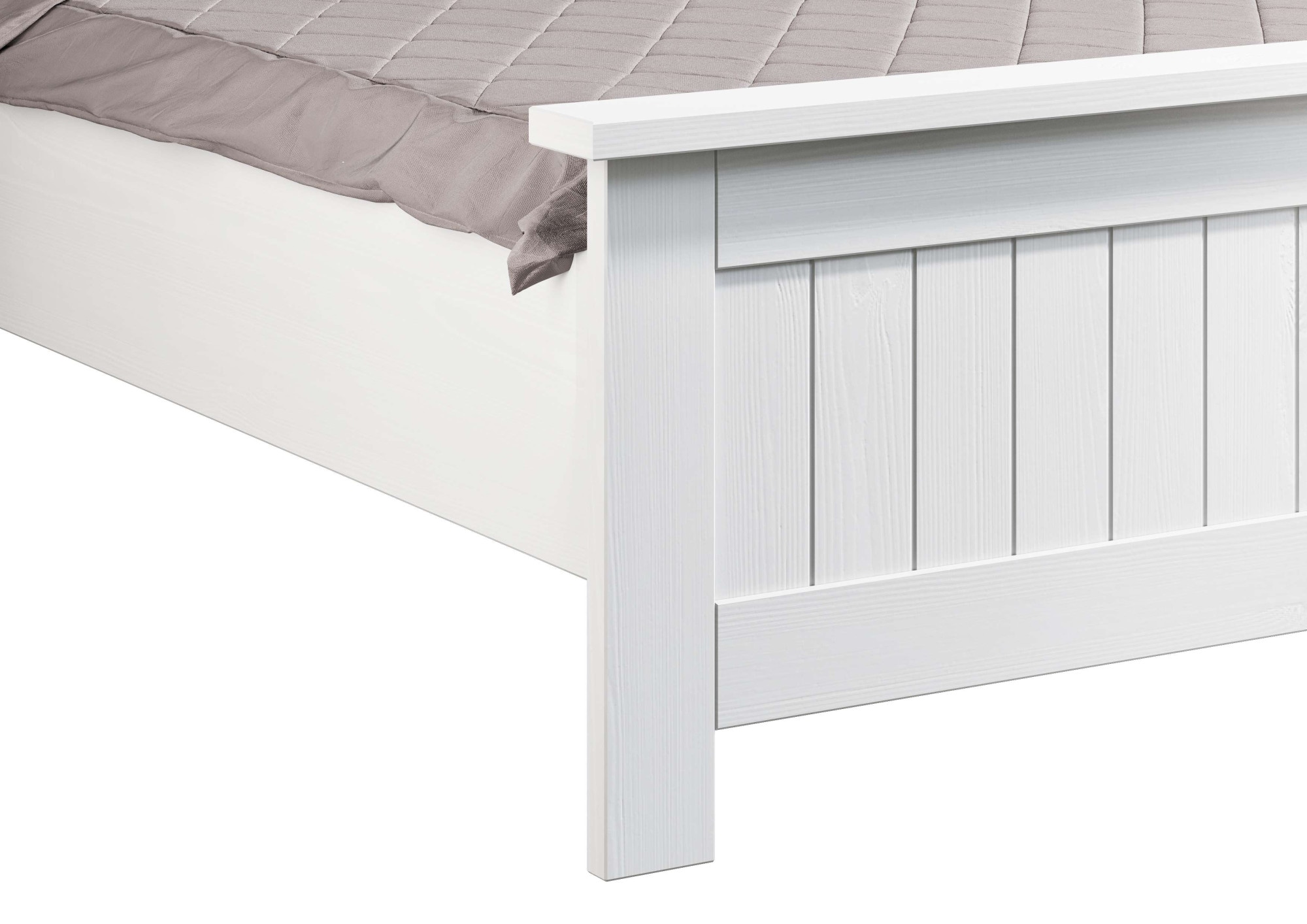 Home affaire Massivholzbett »Juventus, Bett, Massivholzbett, Holzbett, Bettrahmen«, (Breite/Belastbarkeit 140cm/180 KG), Breite 90 cm, aus massiver Kiefer, FSC®-zertifiziert