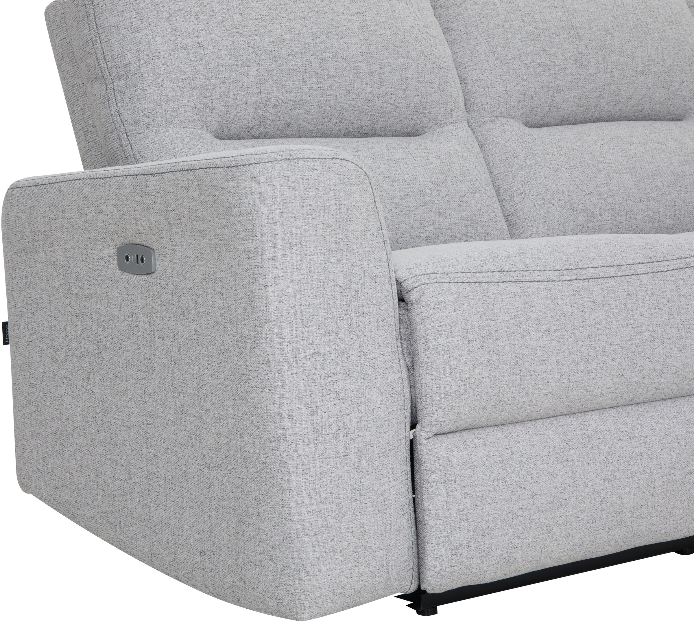 Home affaire Ecksofa »VENOIR, L-Form, 250 cm, manuelle u. elektrische Funktion (m. USB A/C)«, Stauraum unter der Recamiere, 2. Staufach, Federkern