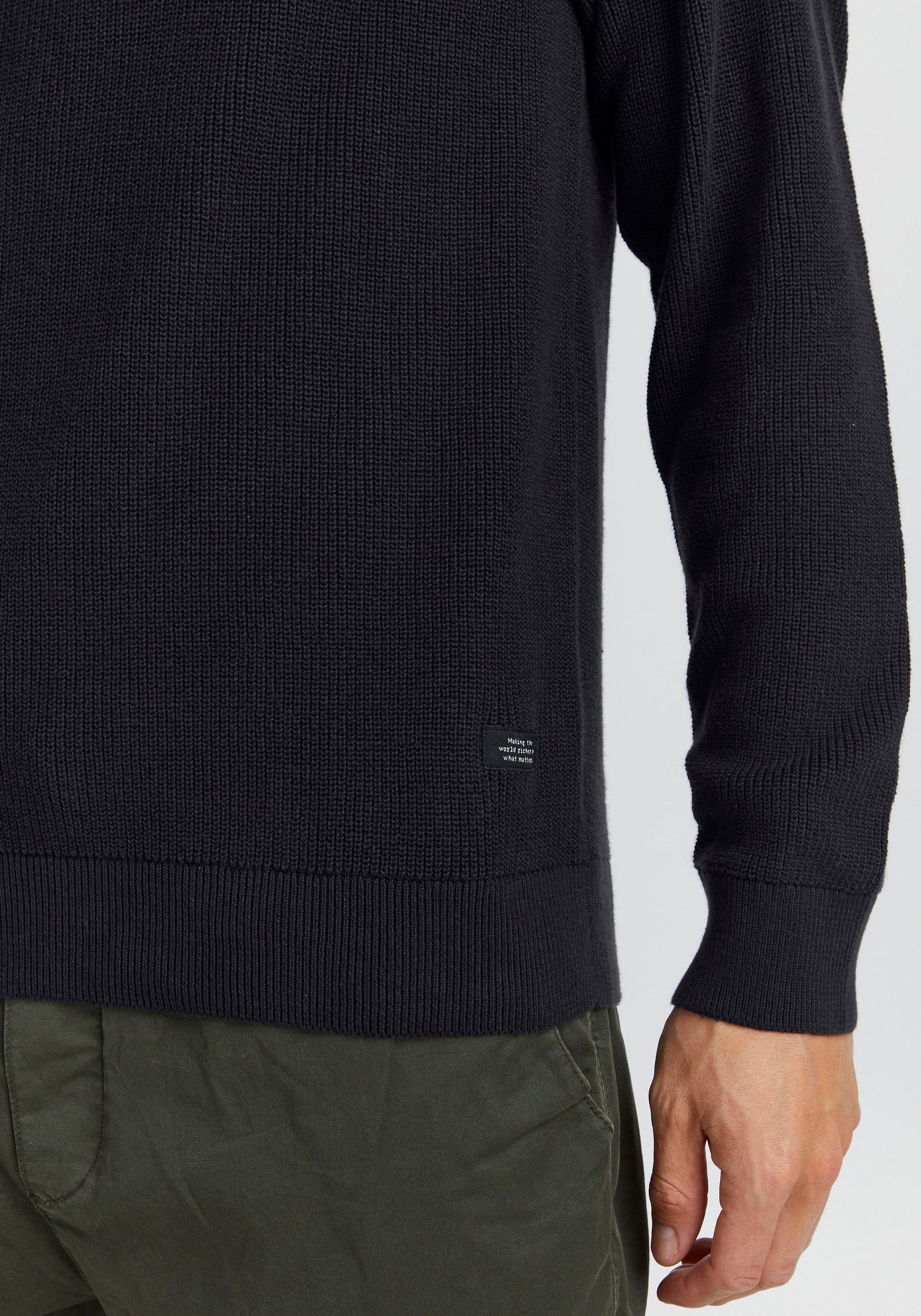 Blend Stehkragenpullover »BL Pullover BHCodford half-zipp«