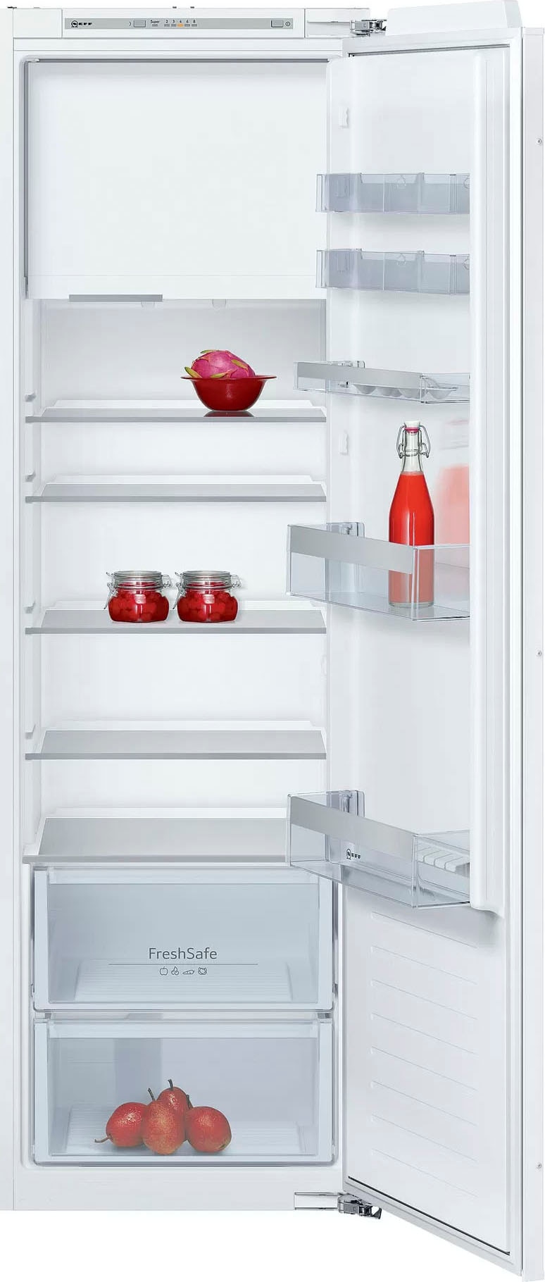 NEFF Einbaukühlschrank »KI2822FF0«, KI2822FF0, 177,2 cm hoch, 54,1 cm breit  mit 3 Jahren XXL Garantie