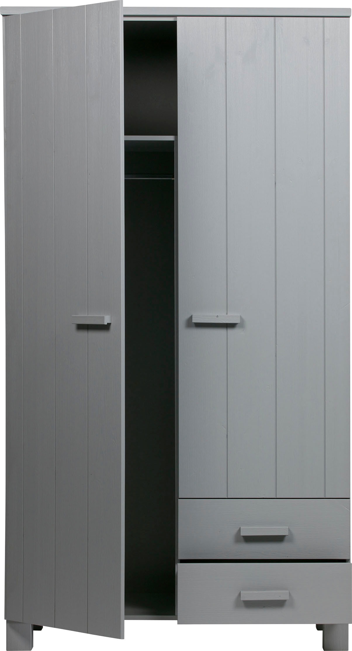 WOOOD Garderobenschrank »Dennis«, mit Kleiderstange, viel Stauraum, B 111 cm x H 202 cm