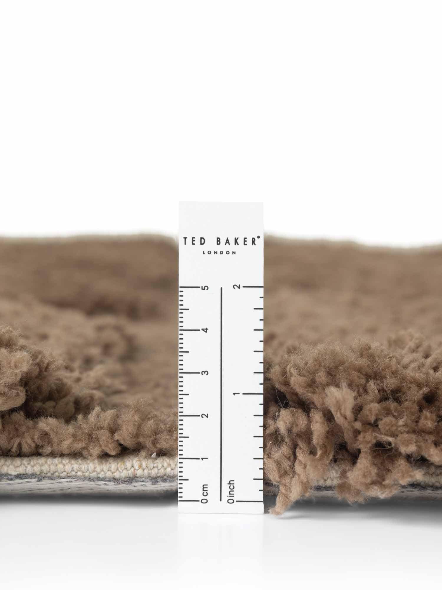 Ted Baker Hochflor-Teppich »Jasper , auch in rund« rechteckig 25 mm Höhe Hoch-Tief-Struktur, Weich, Shaggy, Modern, Wohnzimmer, Schlafzimmer
