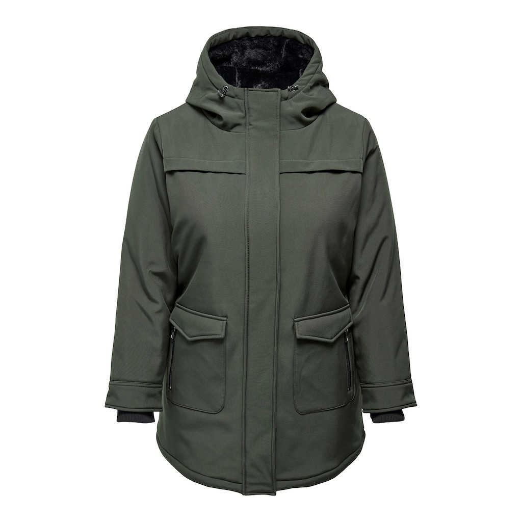 ONLY CARMAKOMA Funktionsmantel »CARMAASTRICHT SOFTSHELL PARKA OTW NOOS«