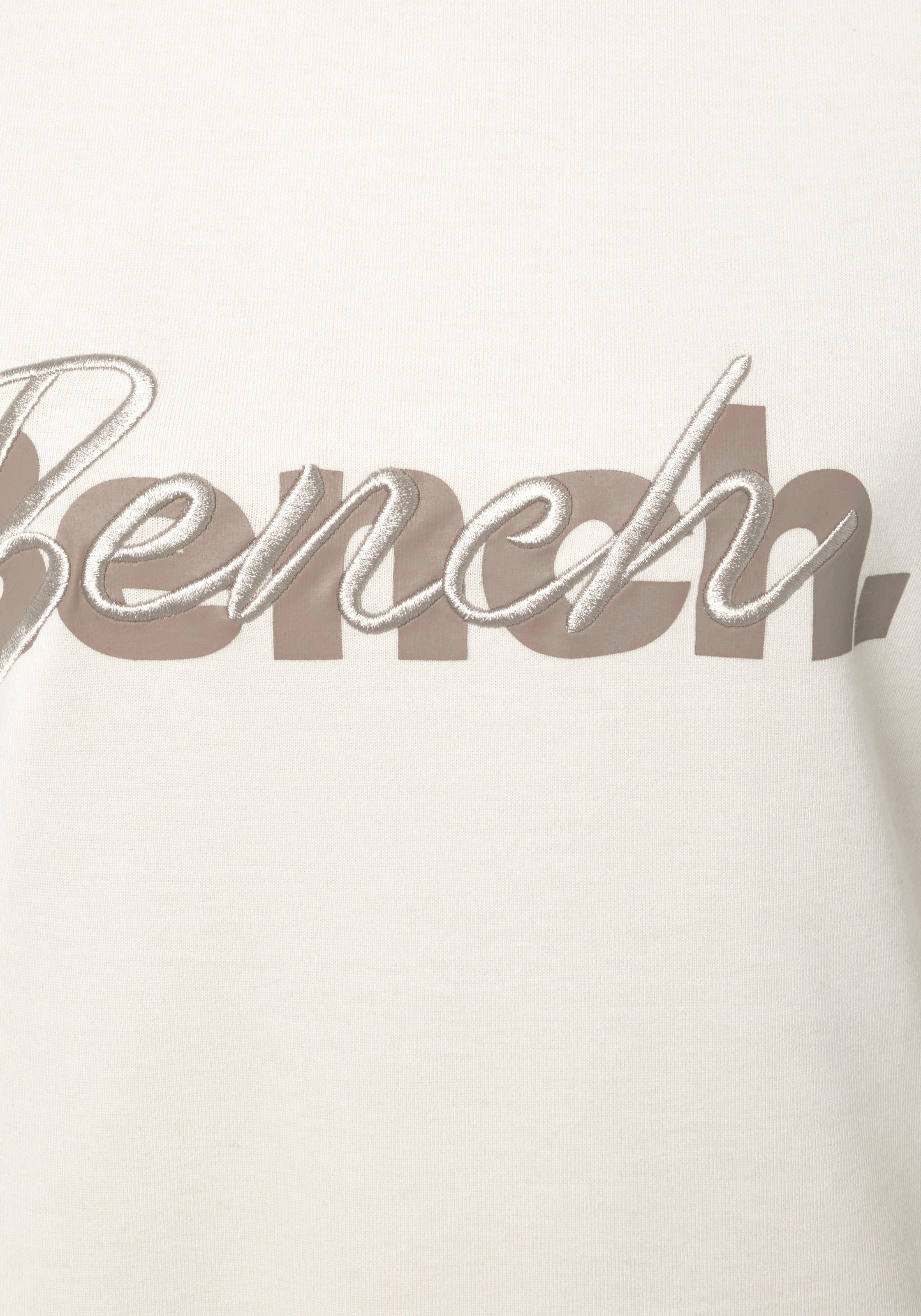 Bench. Loungewear Sweatshirt , mit Logodruck und Stickerei, Loungewear
