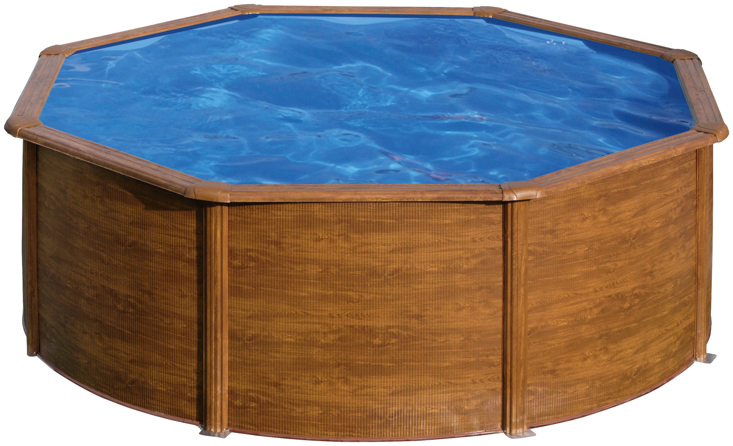 my POOL BWT Rundpool, (Set, 10 tlg.), in moderner Holzoptik, Höhe 120 cm, verschiedene Größen
