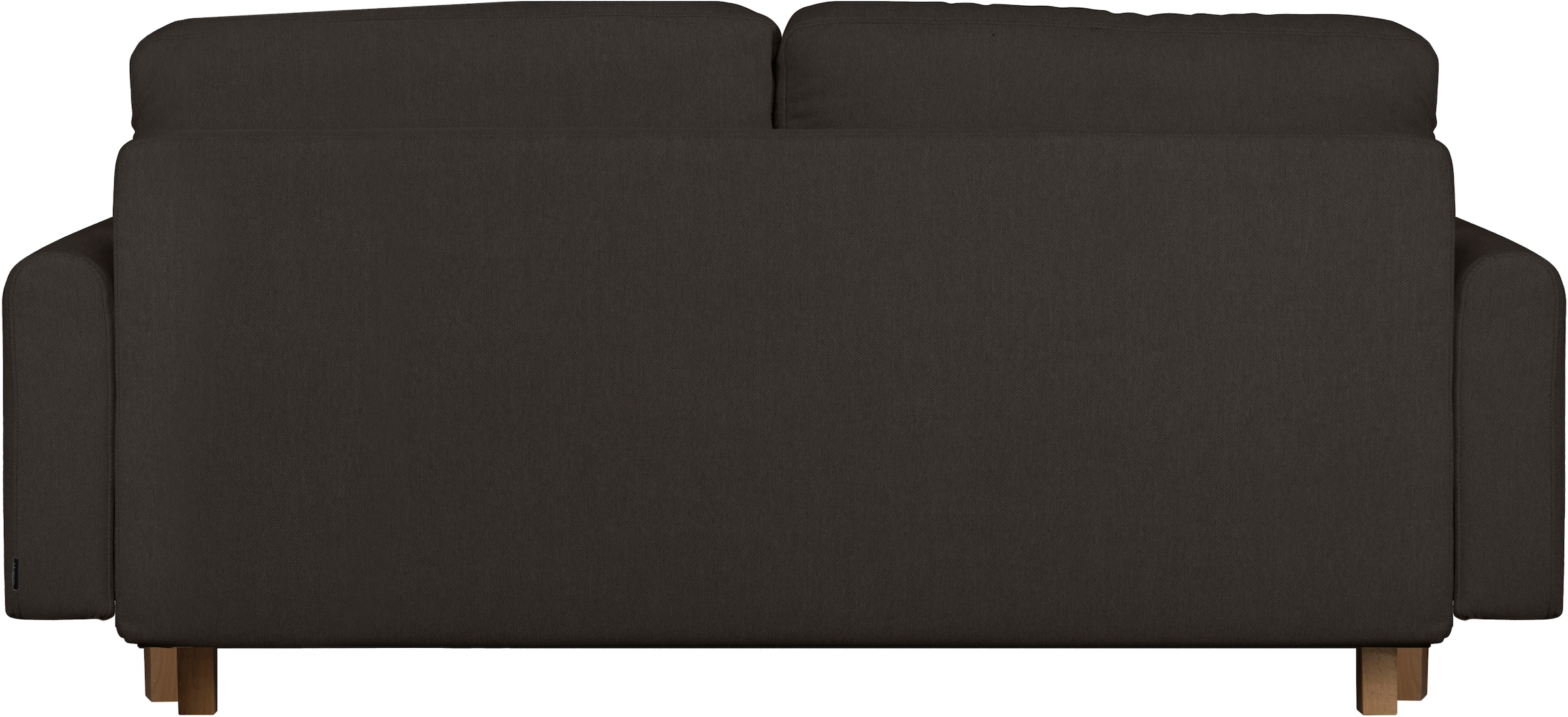 OTTO home 2-Sitzer »TRIPLO mit Wellenunterfederung, Maße B/T/H: 165/100/89 cm« Sofa mit Steppung im Rückenbereich, incl. Rückenkissen und Zierkissen