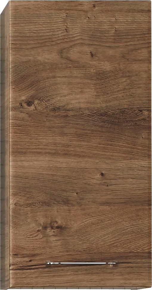 Saphir Hängeschrank »Quickset  Wand-Badschrank 35 cm breit mit 1 Tür, 2 Einlegeböden« Badezimmer-Hängeschrank inkl. Türdämpfer, Griffe in Chrom Glanz