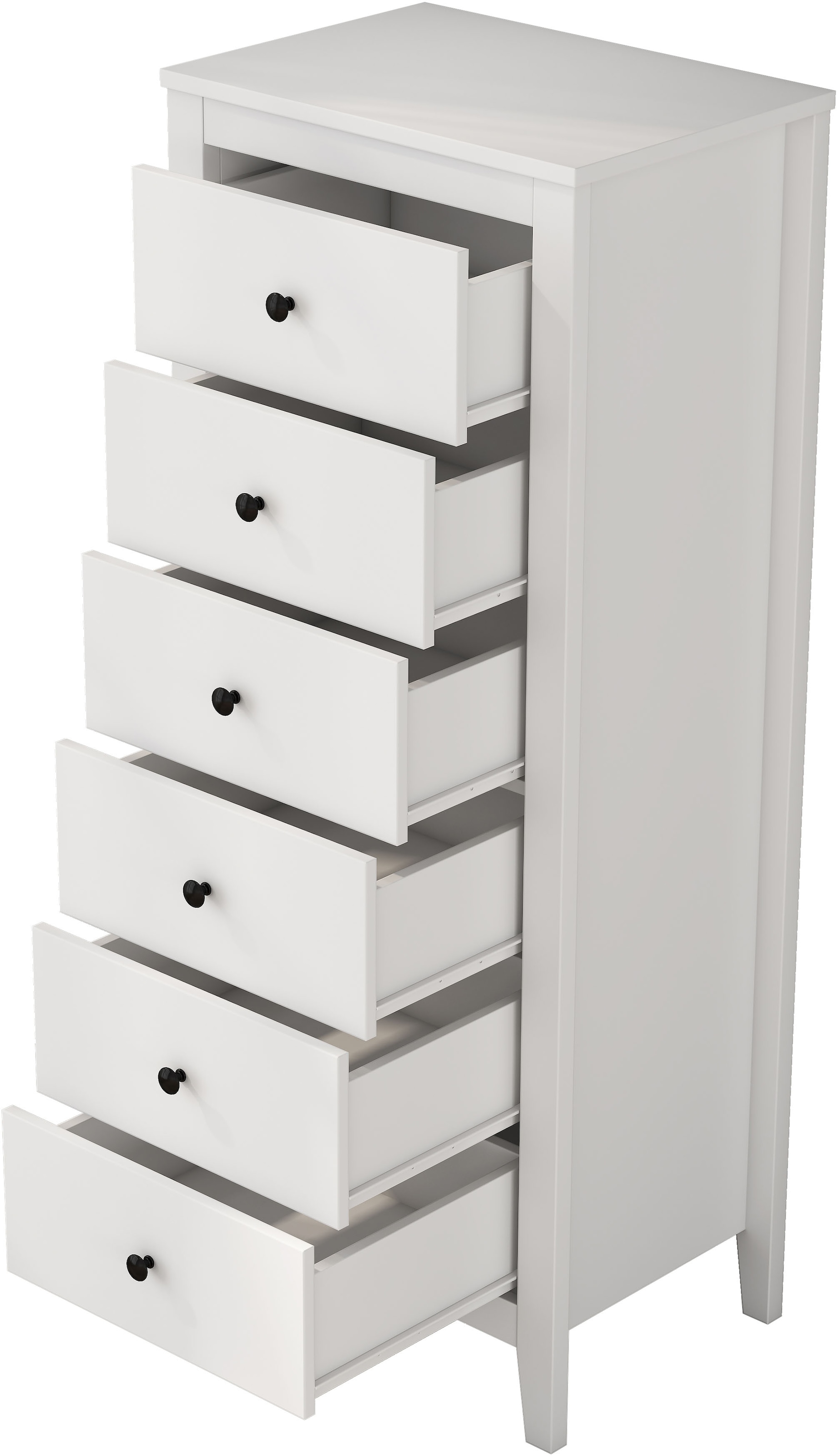 OTTO home Kombikommode »Borkum Sideboard Anrichte mit 6 Schubladen Landhaus weiß Bestseller« hochwertige Griffe aus Metall, 