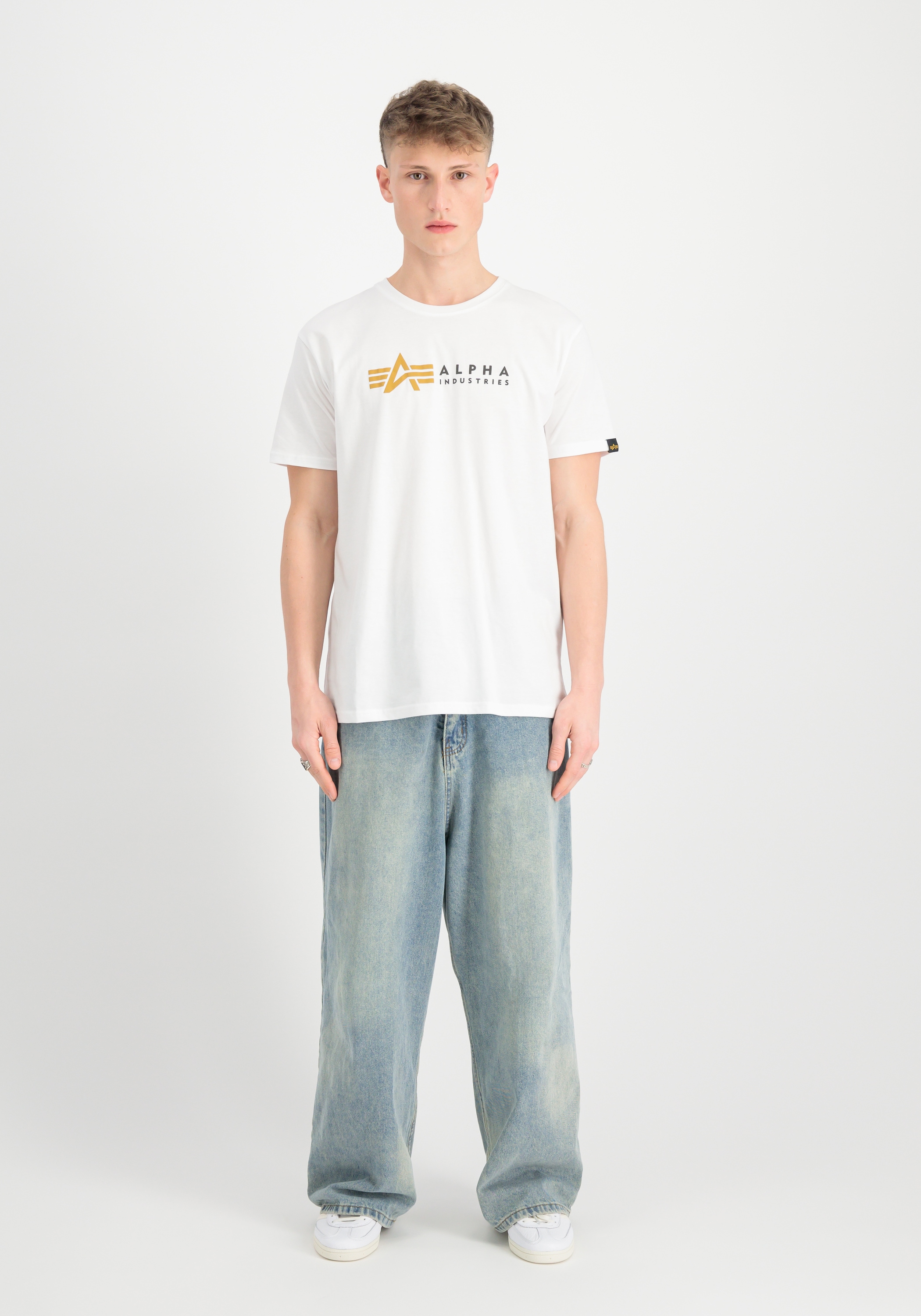 Alpha Industries T-Shirt »Alpha Industries Men - T-Shirts Alpha Label T Puff Print«