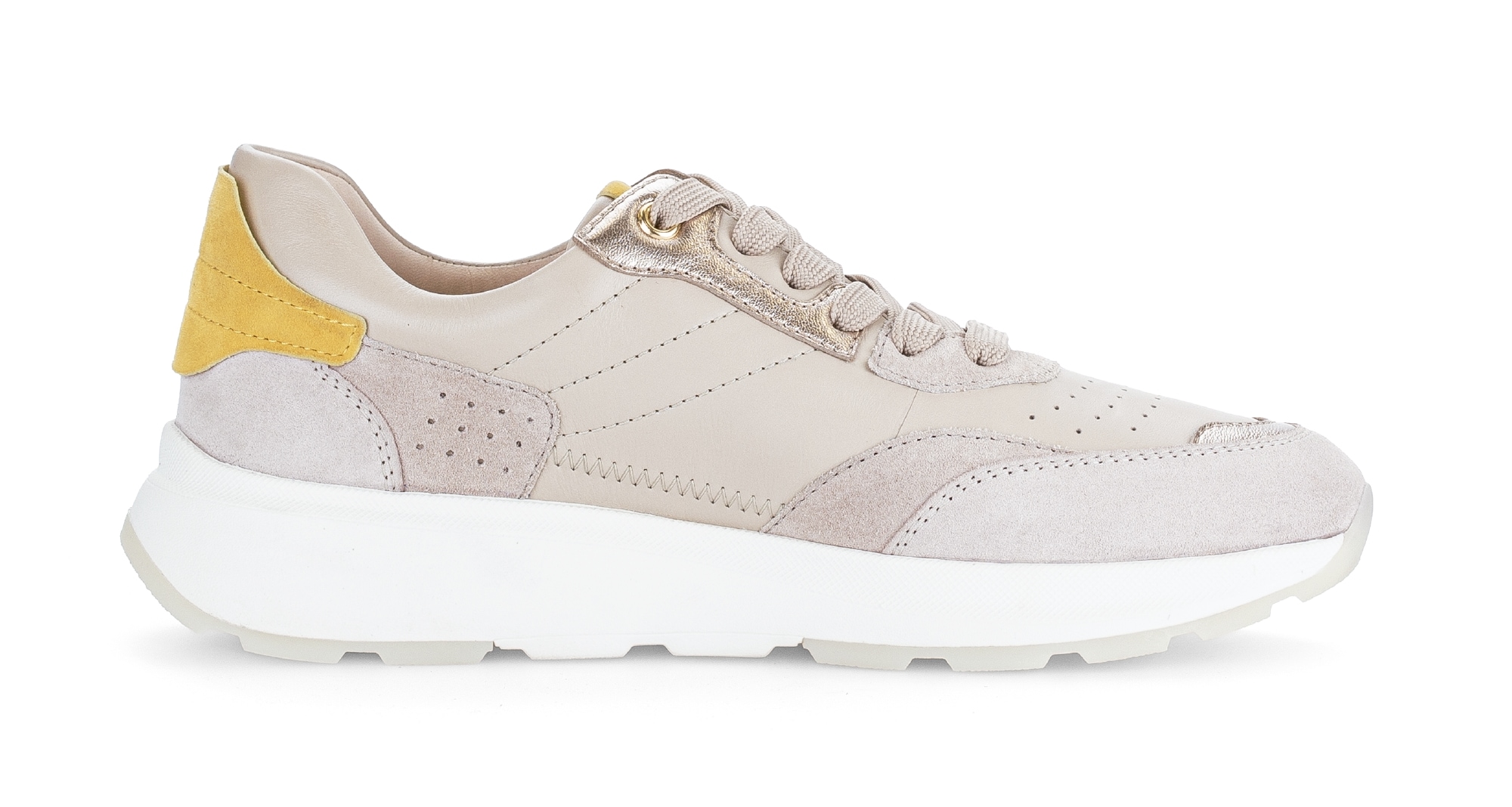 Gabor Keilsneaker  , Freizeitschuh, Halbschuh, Schnürschuh mit Kontrastbesätzen