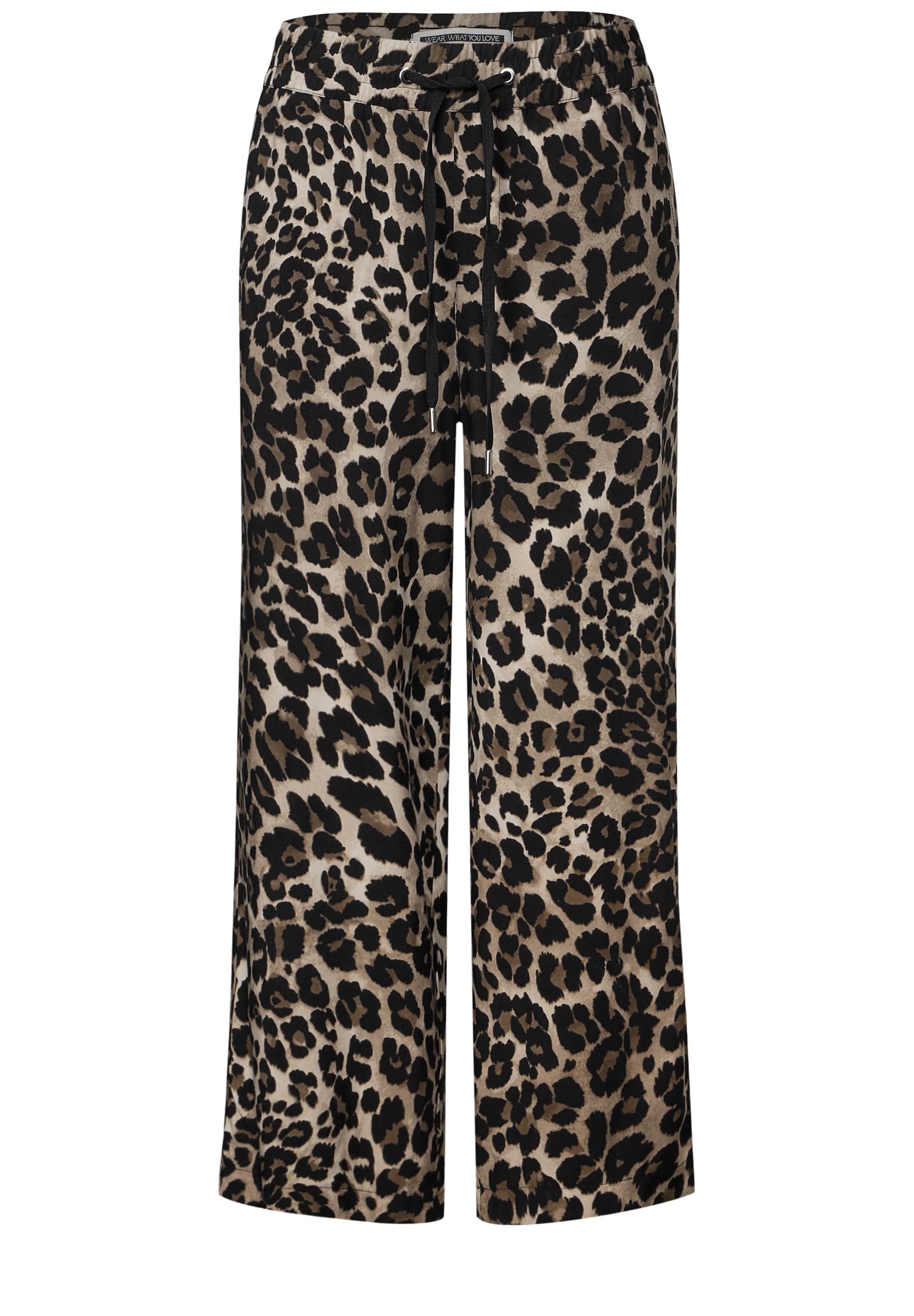 STREET ONE Stoffhose »Style Emee«, mit elastischem Bund und Tunnelzug, mit grafischem Muster