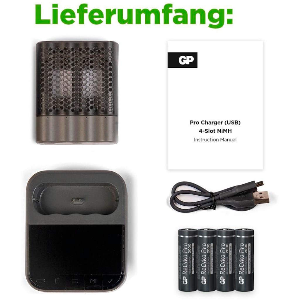 GP Batteries USB-Ladegerät »GP ReCyko P461«