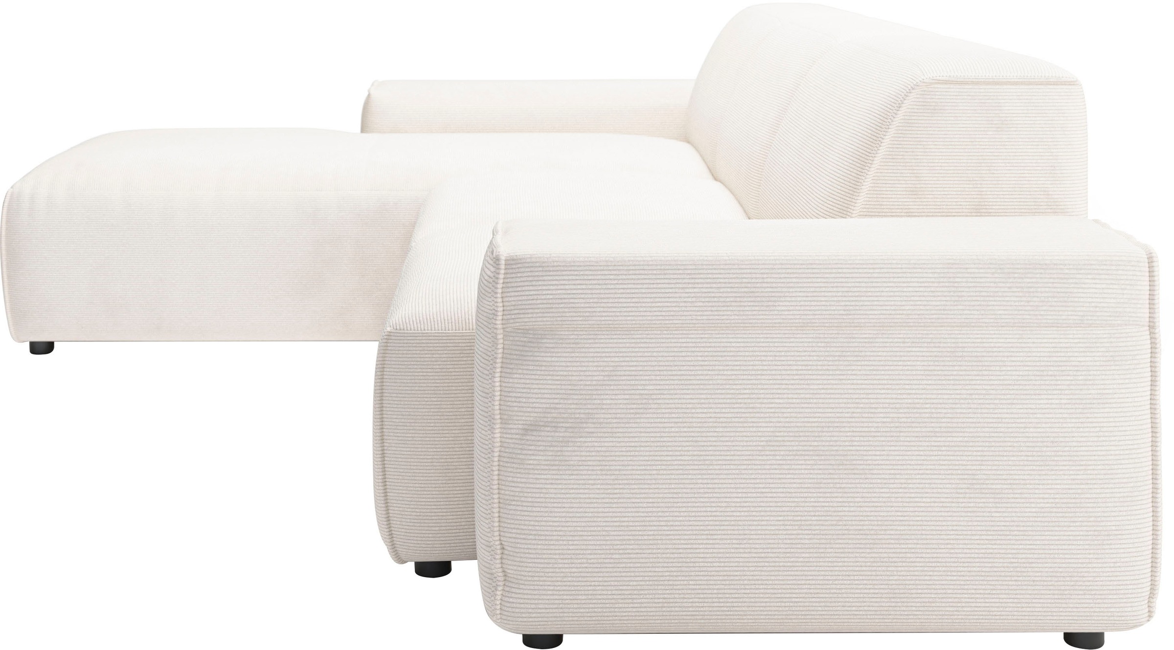 Home affaire Ecksofa »Glimminge L-Form  auch in Breitcord, Feincord + Easy care-Bezug,« Breite 264,  Zierkissen