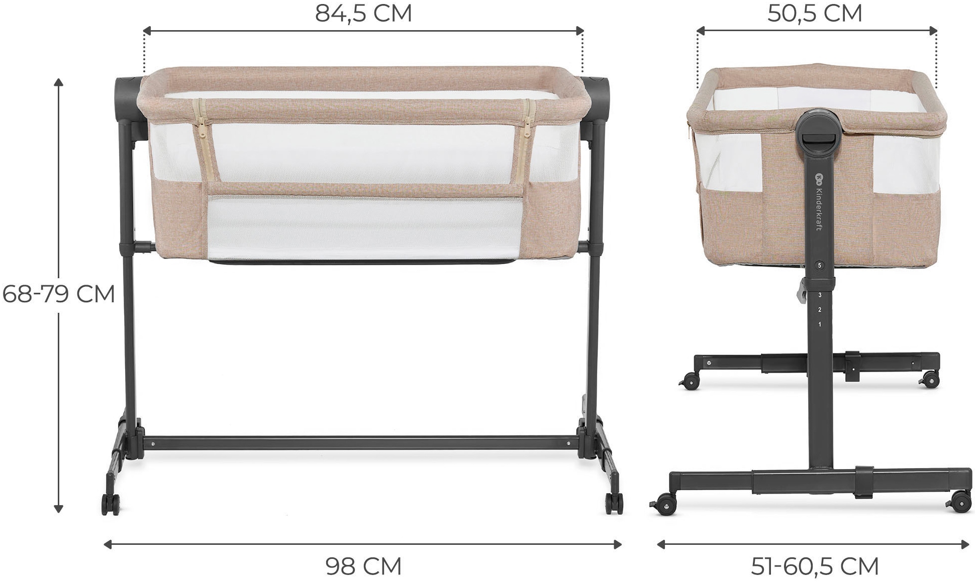 Kinderkraft Beistellbett »Neste Up 2«