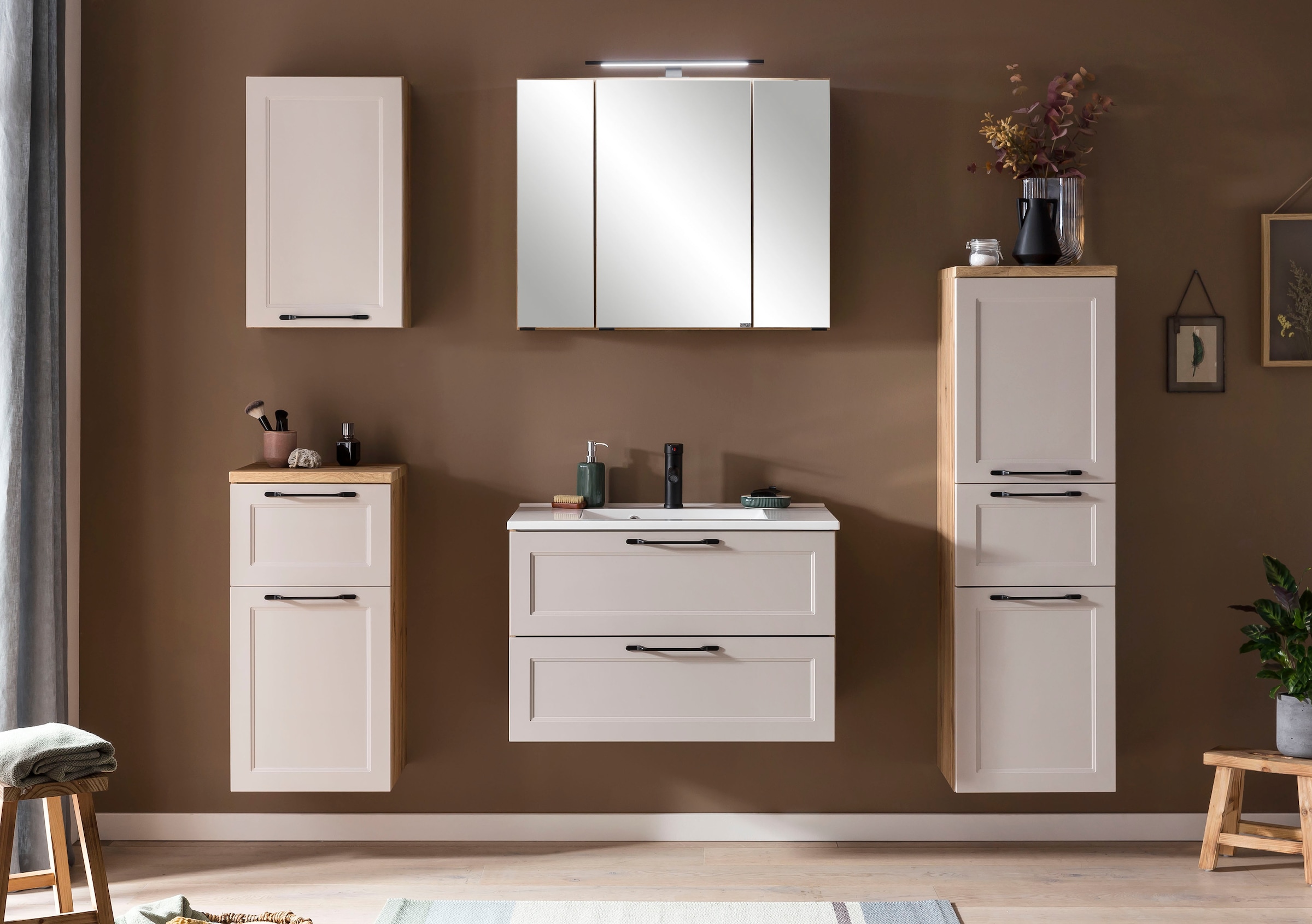 welltime Midischrank »Lana«, Badmöbel, 40 cm breit