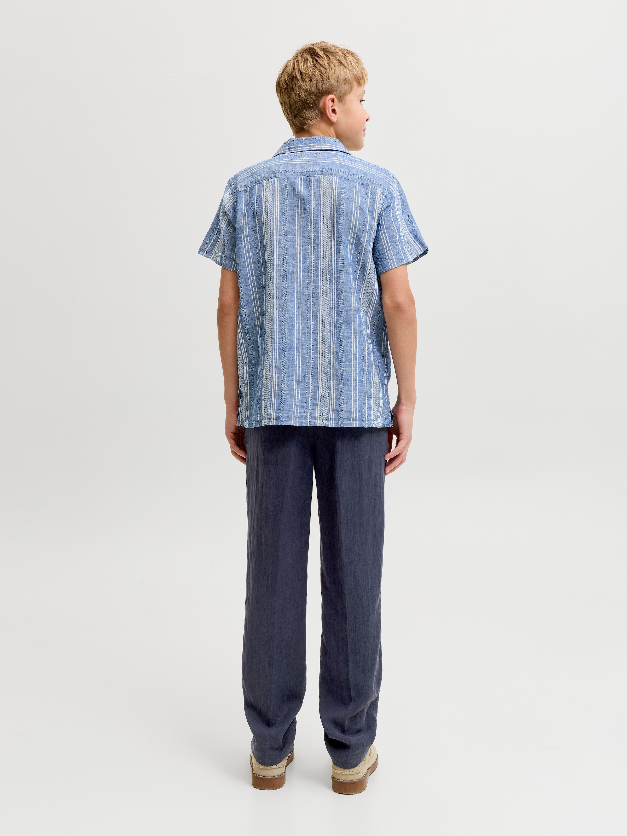 Jack & Jones Junior Chinos »JPSTKARL SKYE JOGGER JNR«  Materialmix, loose fit