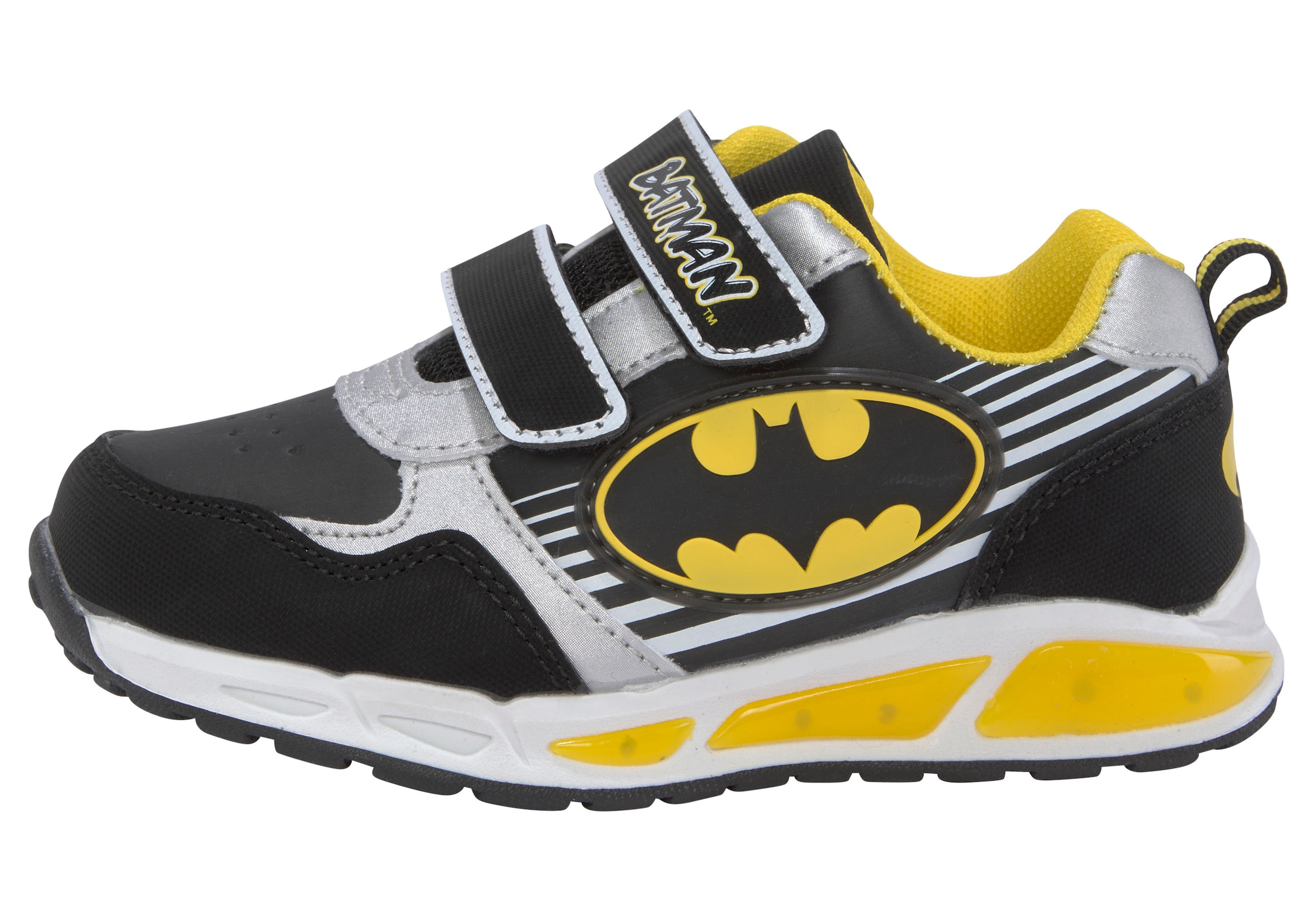 Disney Sneaker »Batman«, Klettverschluss Sohle cooler der mit bei Blinkfunktion in ♕ und