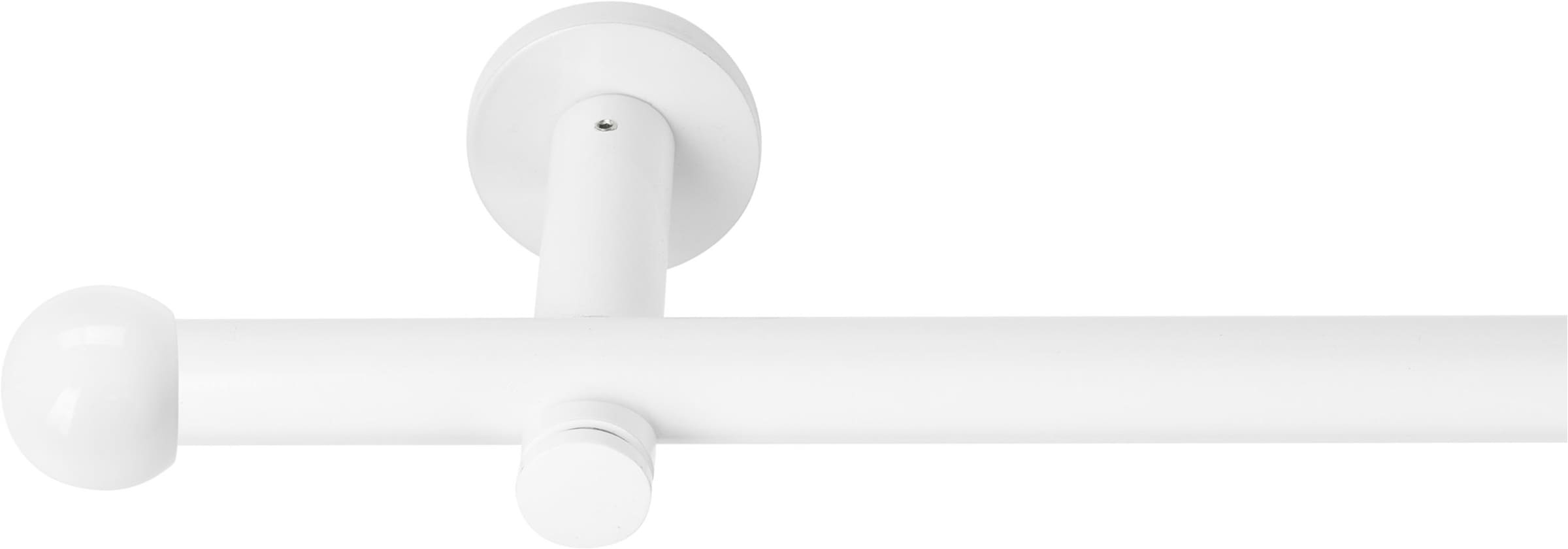 SN DECO GROUP Gardinenstange »Gardinenstange Straßburg Ø 19 mm, 1-läufig, Fixmaß, verschraubt« Ø 19 mm Fixmaß;kürzbar