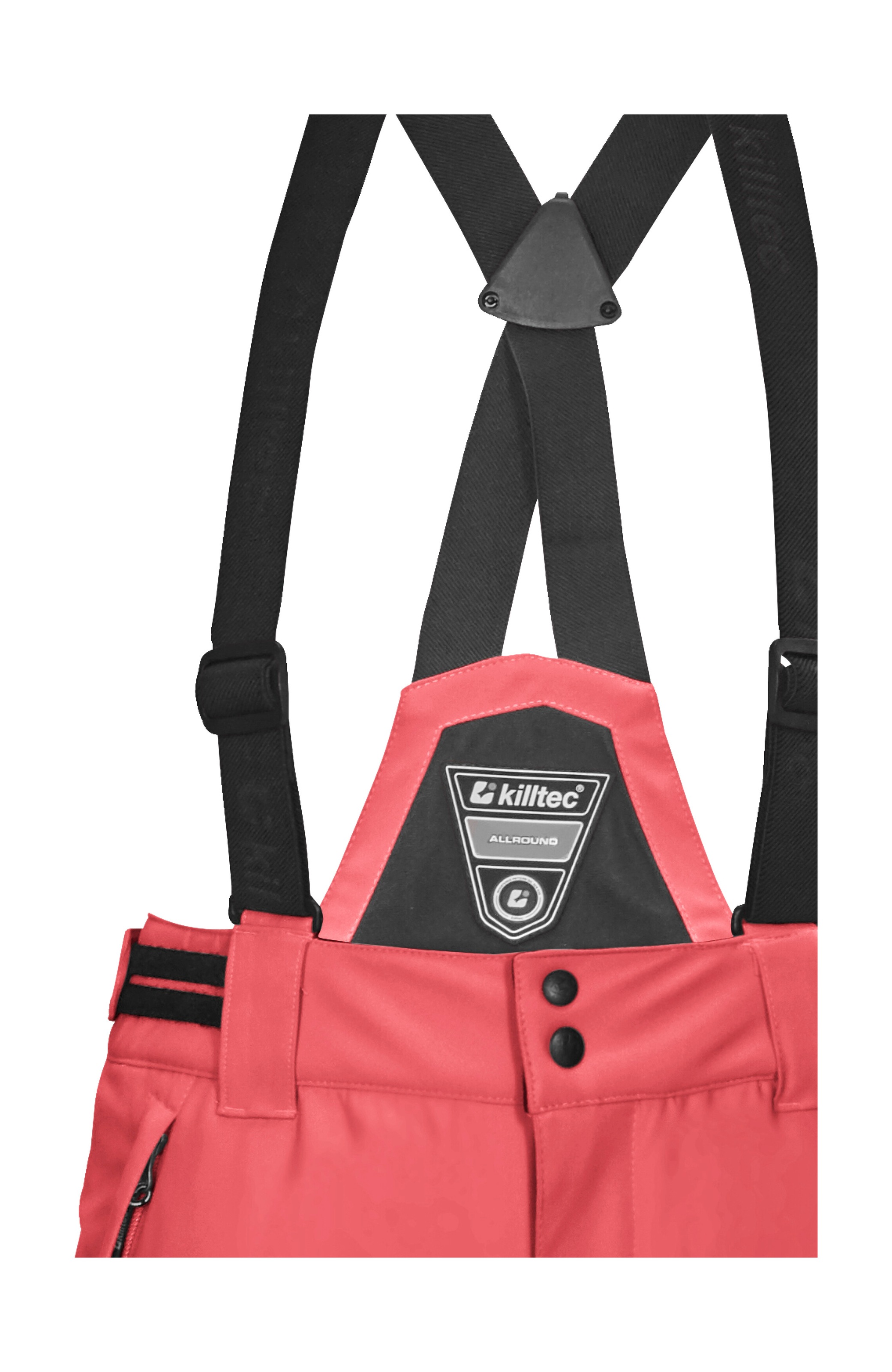 Killtec Skihose »KSW 77 GRLS SKI PNTS«, wasserdicht, atmungsaktiv, abnehmbarer Latz, verst. Seitenriegel
