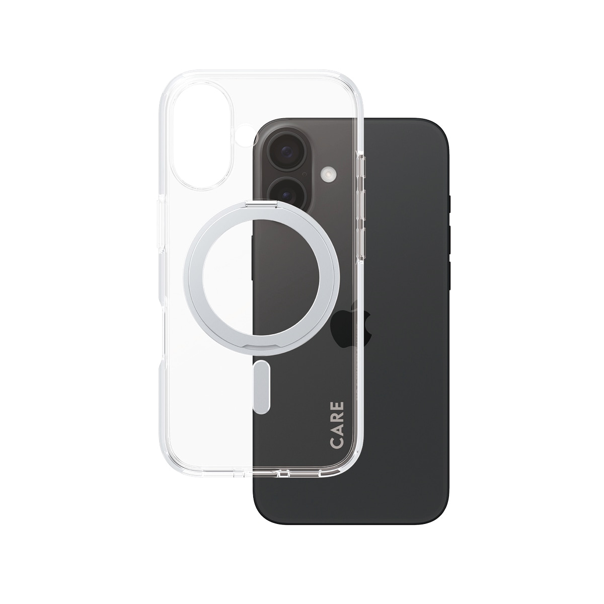 CARE by PanzerGlass Handyhülle »Kickstand Case für Apple iPhone 16«, Backcover, Schutzhülle, Handyschutzhülle, Case, Schutzcase, stoßfest