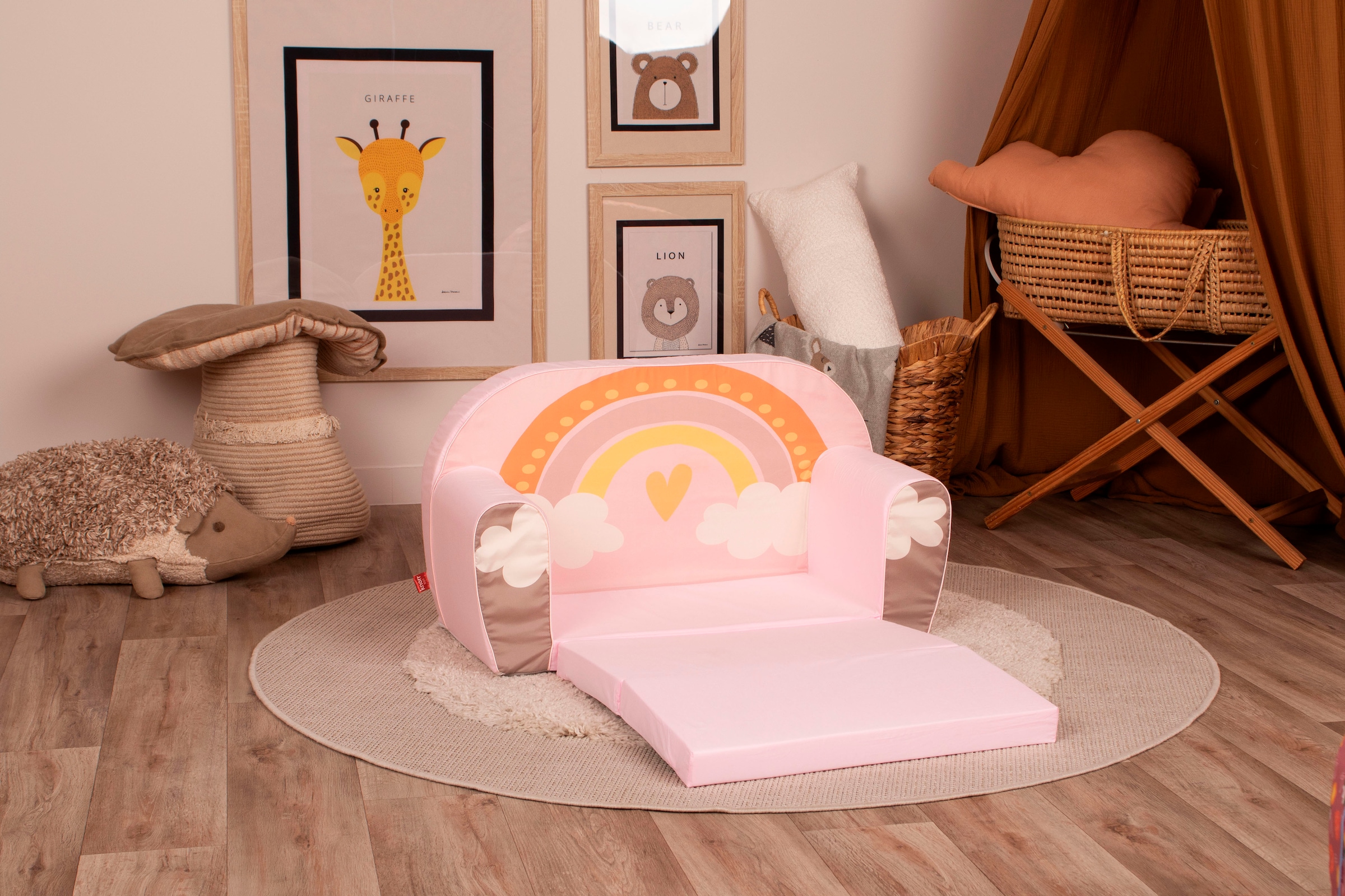 Knorrtoys® Sofa »Regenbogen«, für Kinder; Made in Europe