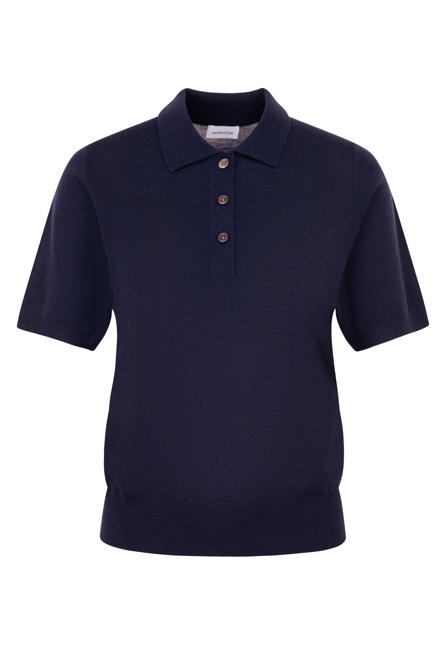 seidensticker Strickpullover Polo Uni
