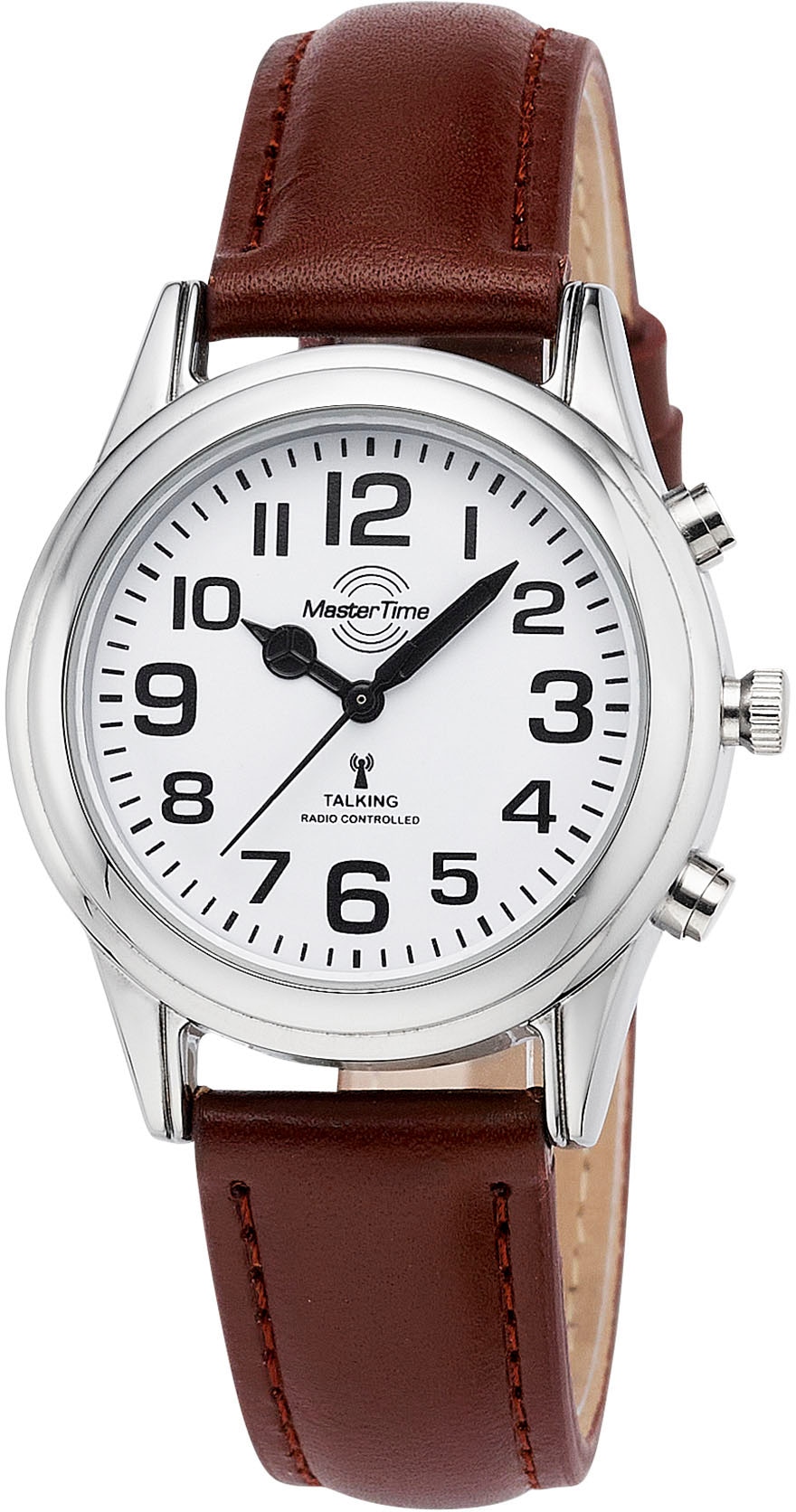 Funkuhr »Sprechende Uhr, MTLA-10807-12L«, Armbanduhr, Quarzuhr, Damenuhr