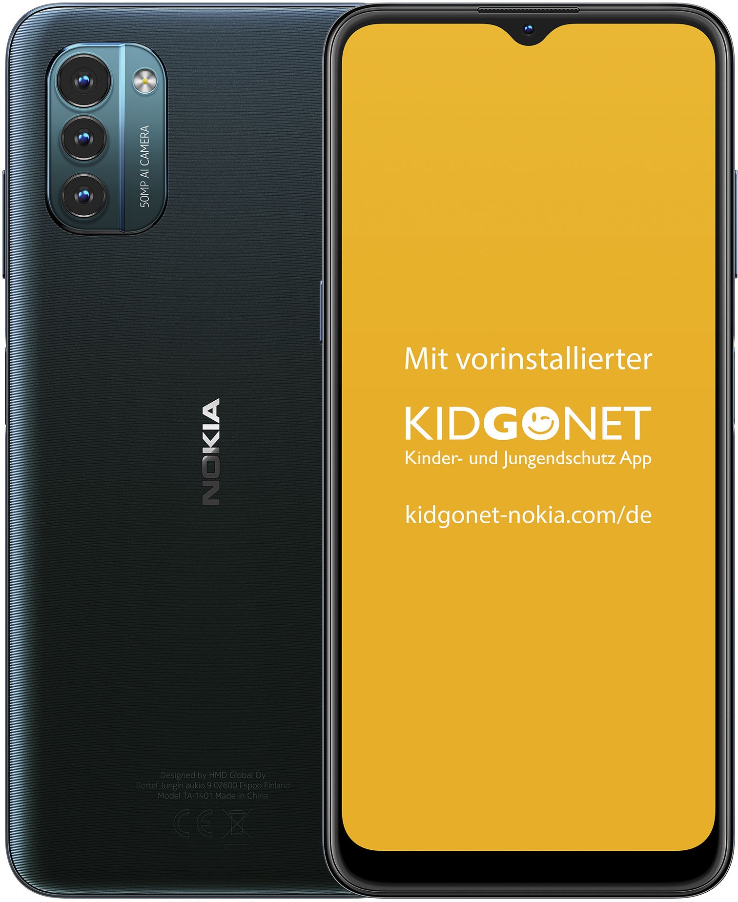 Nokia Smartphone »Prokids Phone – G21«, Nordic Blue, 16,5 cm/6,5 Zoll, 64 GB... kaufen