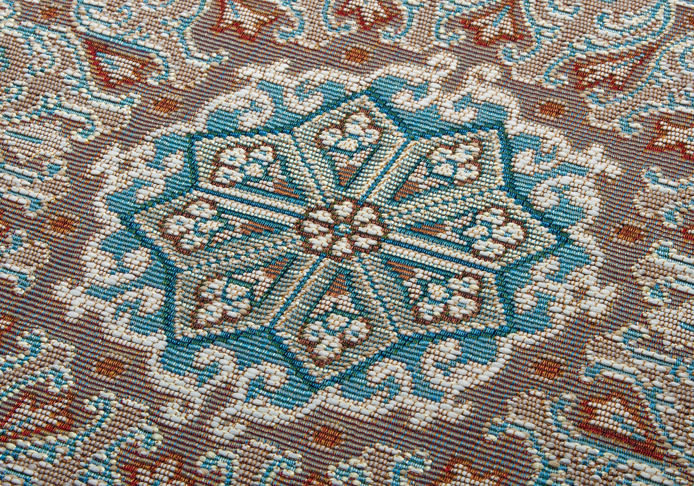 HANSE Home Teppich »Kadi«, rechteckig, 3 mm Höhe, In-& Outdoor, Teppich, Wetterfest, Balkon, Garten, Wohnzimmer, Orient