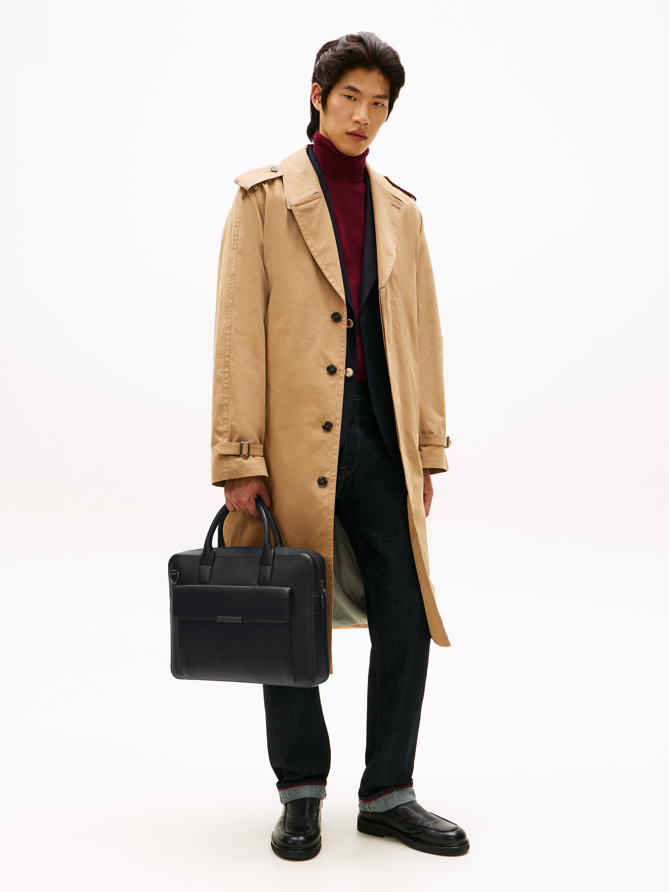 Tommy Hilfiger Laptoptasche »TH BUSINESS COMPUTER BAG« , Unisex Notebook, Aktentasche, Computertasche, doppeltem Tragegriff