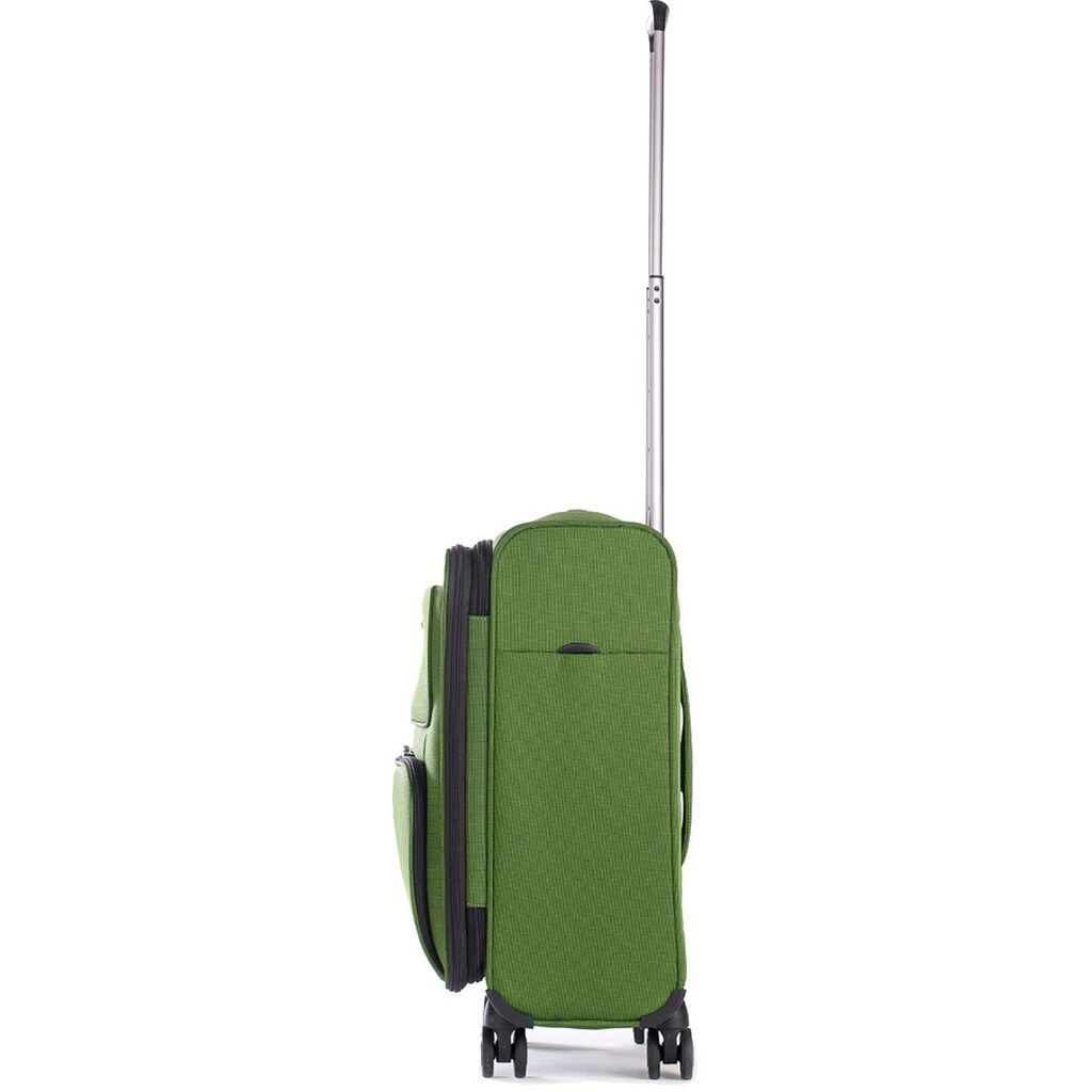 Stratic Weichgepäck-Trolley »Bendigo Light + S, green«, 4 Rollen