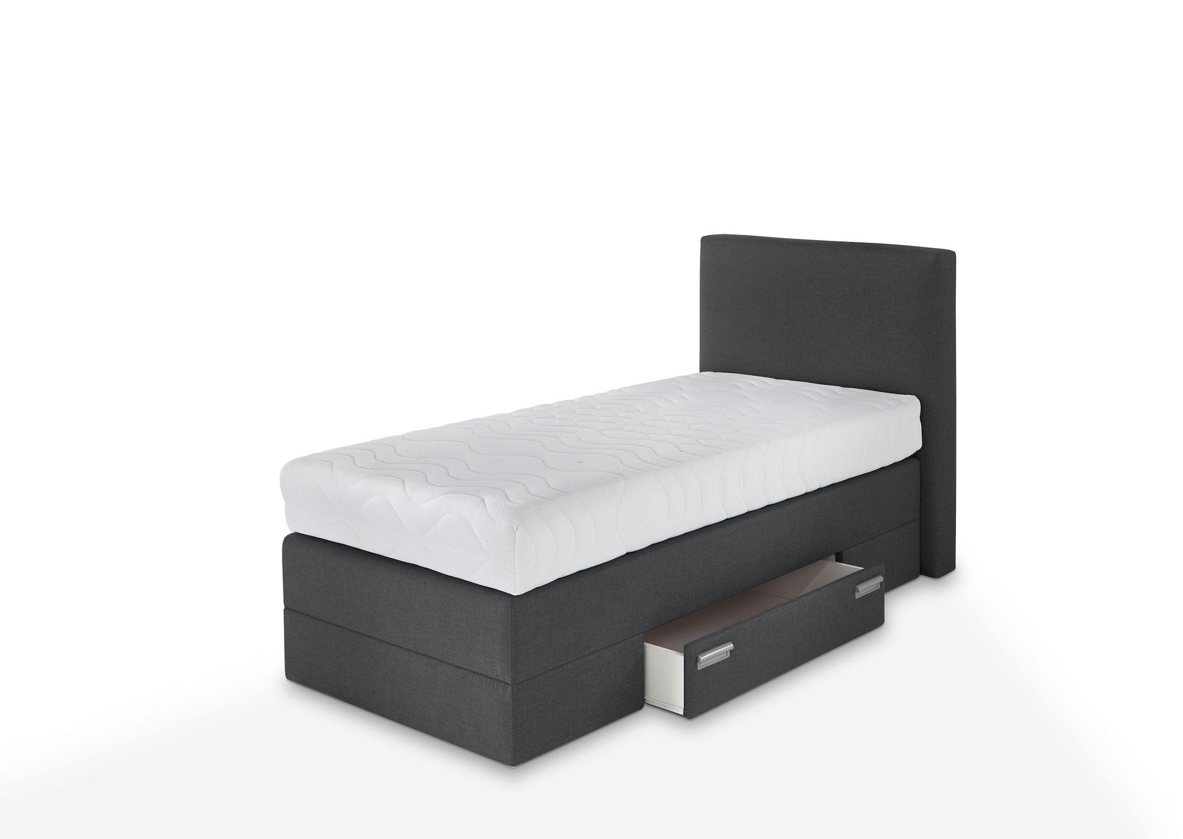 Westfalia Schlafkomfort Boxspringbett mit Schubkästen und Zierkissen