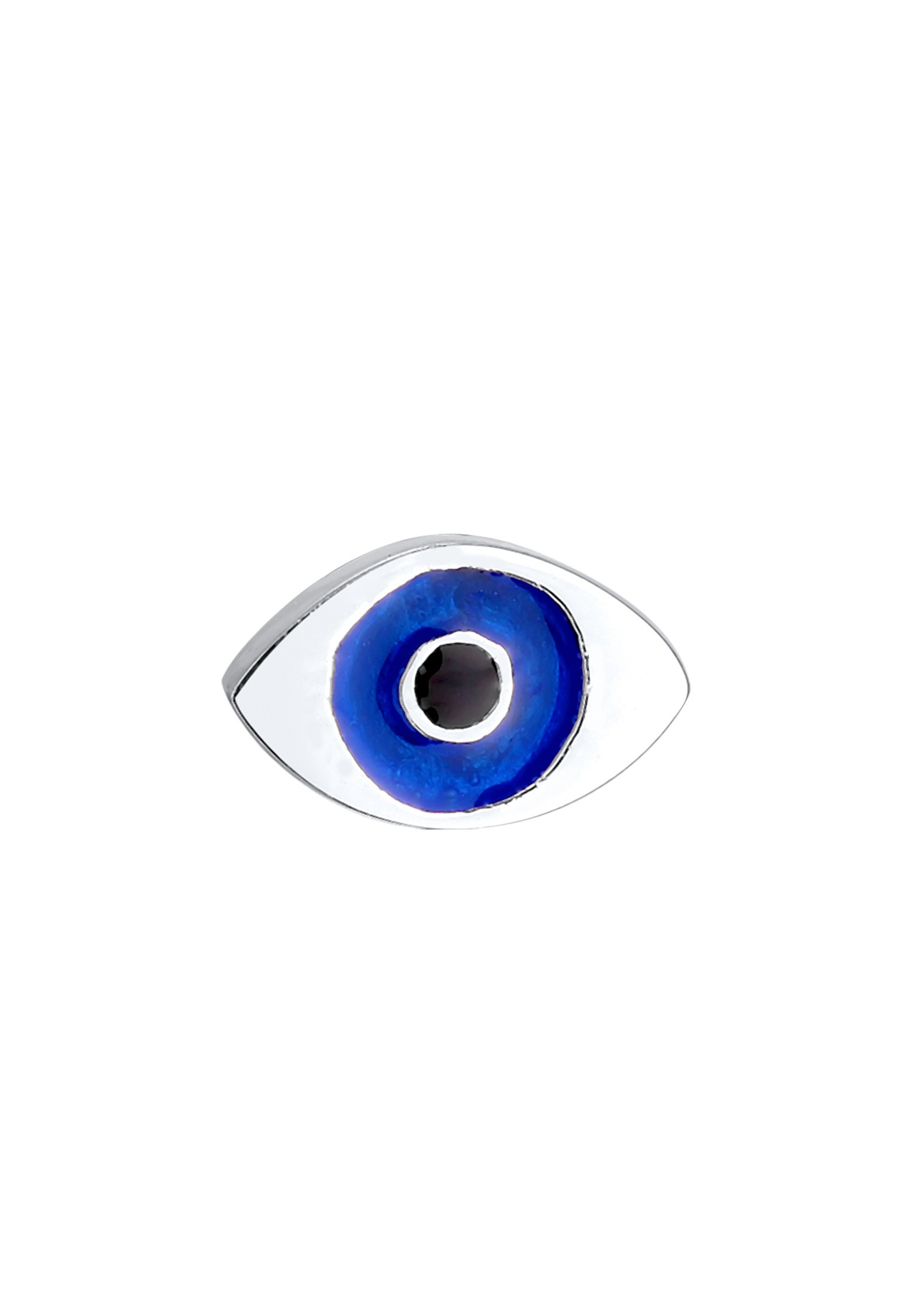 Elli Piercing-Set »Ohrringe Single Ohrstecker Evil Eye Symbol Emaille 925 Silber«