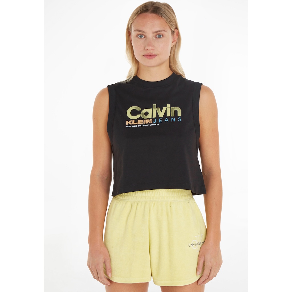 Calvin Klein Jeans Muskelshirt »COLORFUL ARTWORK MUSCLE TEE«