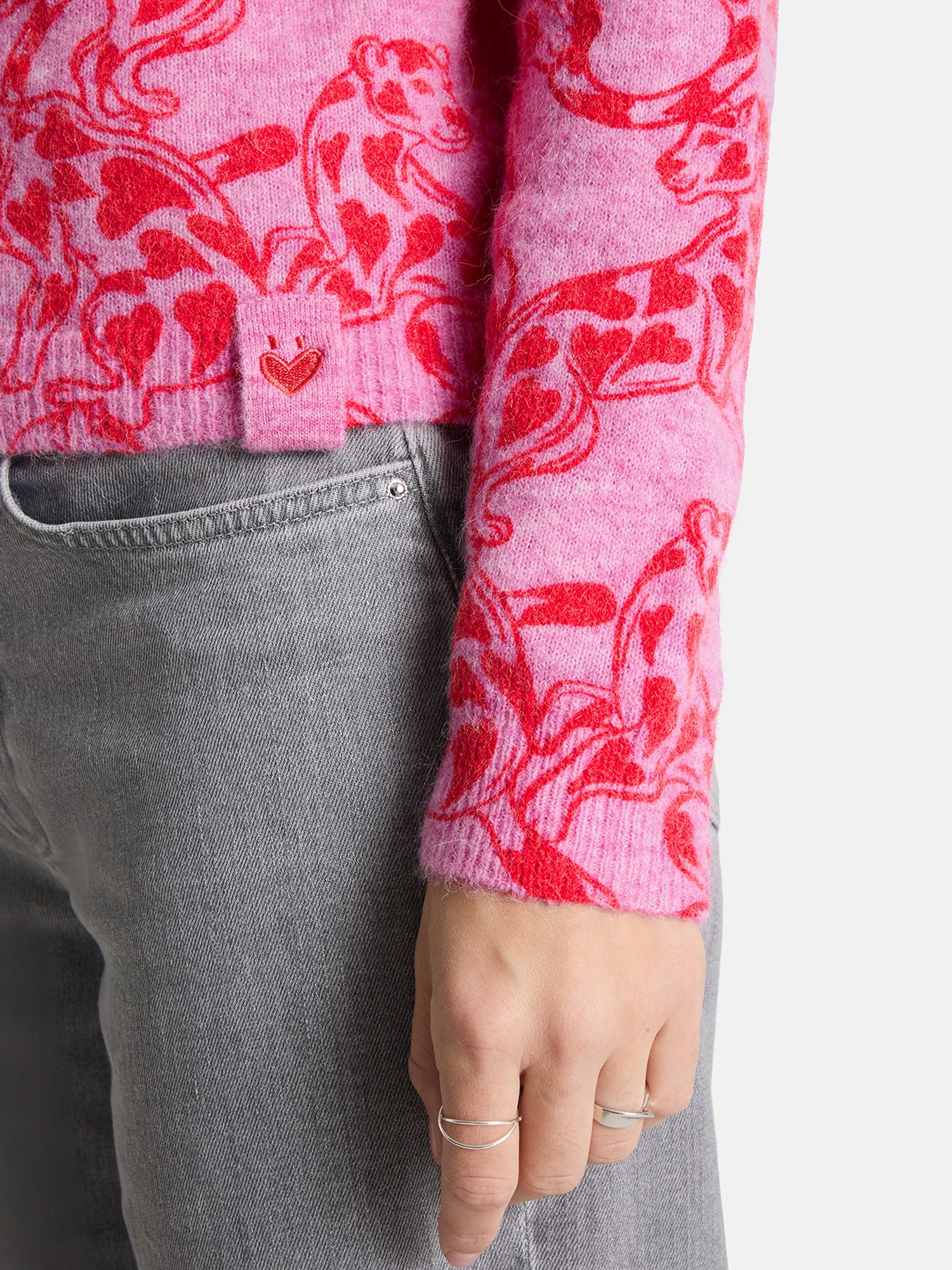 Lieblingsstück Strickjacke »AitanaL« mit Alloverprint