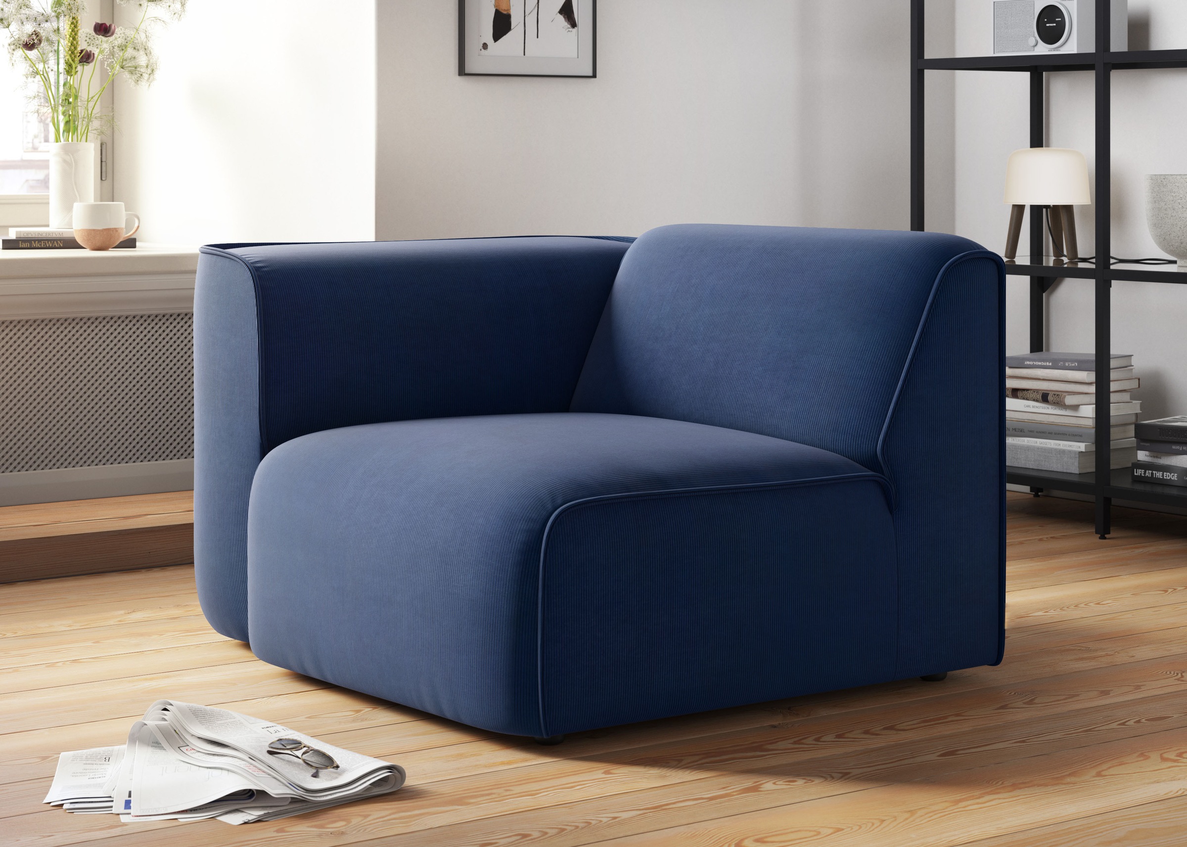 RAUM.ID Sessel »Merid Sofa-Eckelement, Maße B/T/H: 109/97/46 cm«, als Modul oder separat verwendbar, für individuelle Zusammenstellung
