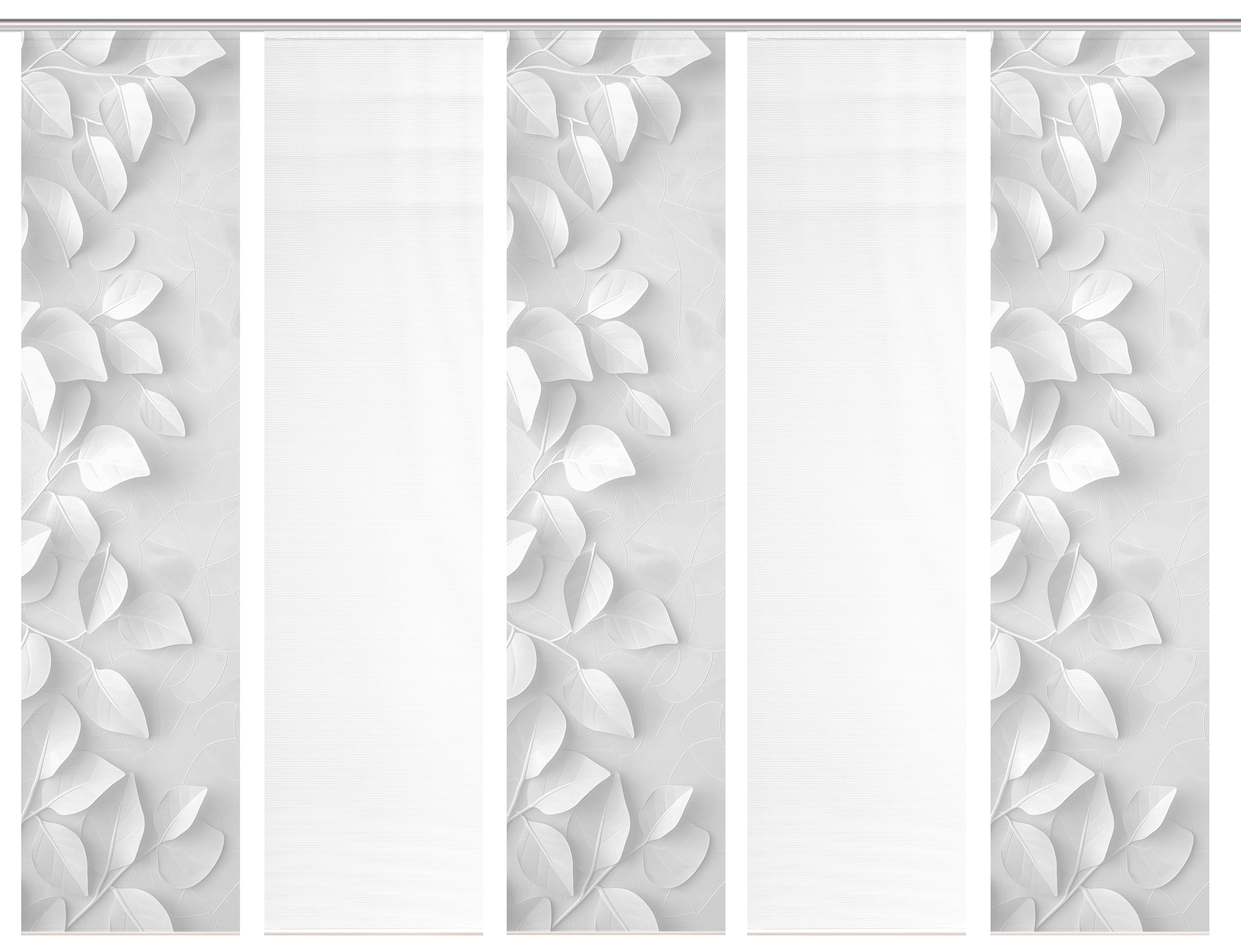 Vision S Schiebegardine »RIXA« Paneelwagen 5 Stk. tlg. Schiebevorhang,Bambusoptik,Digitaldruck,SET