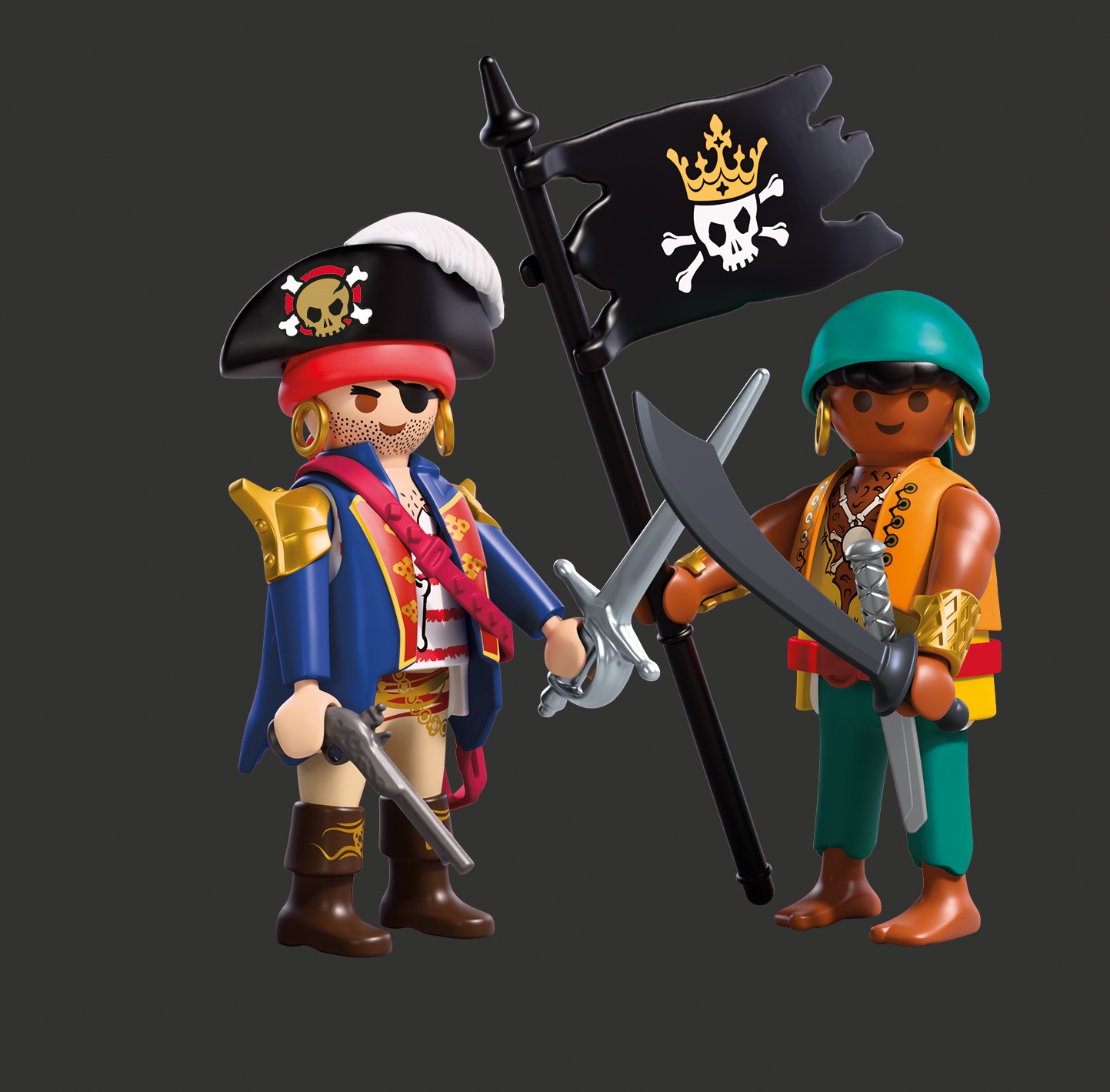 Playmobil® Konstruktions-Spielset »DuoPack Piraten (72024), Pirates«
