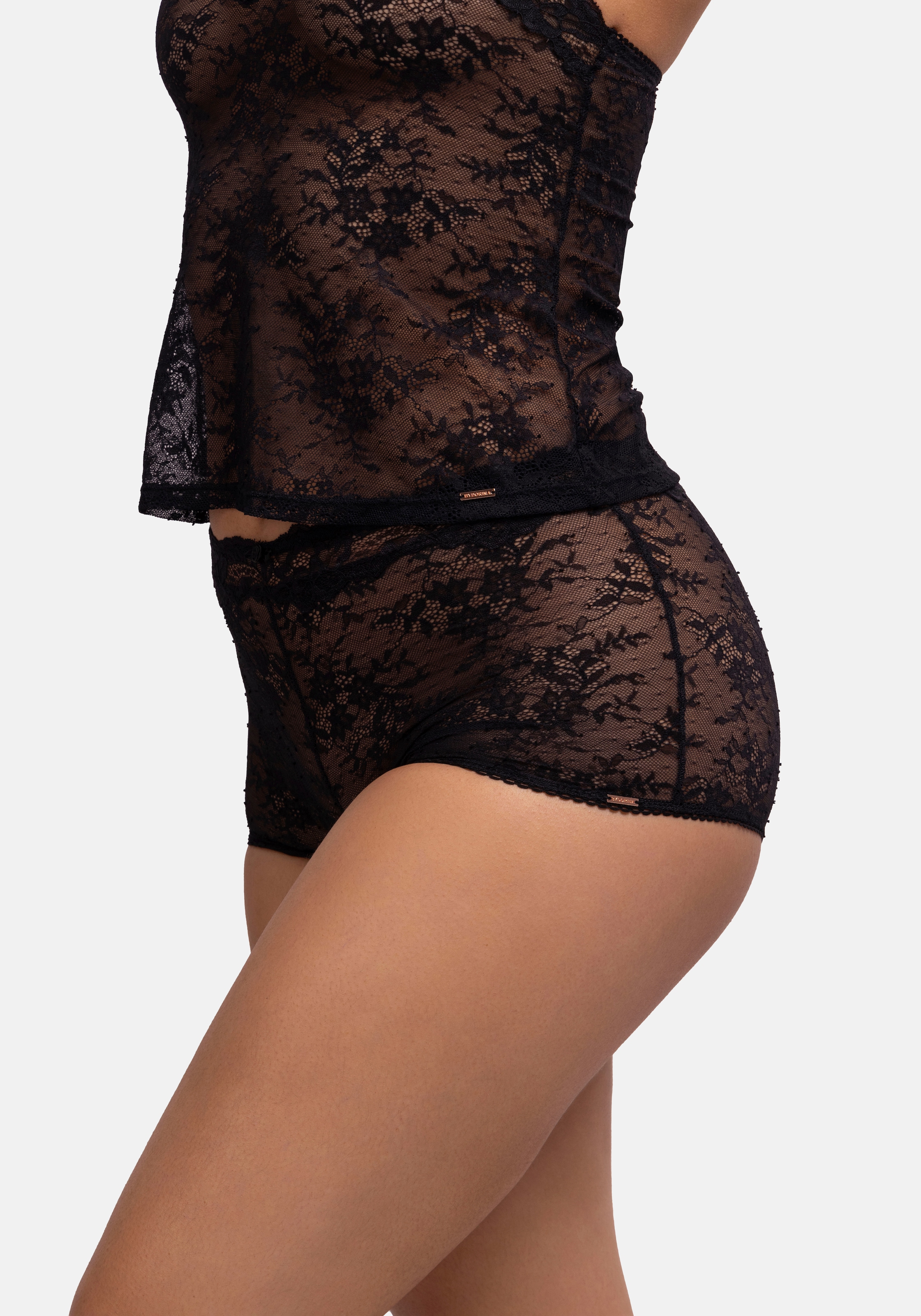 Dorina Panty »ORIGINS« Durchgehende elastische Spitze mit Spitzenbesatz