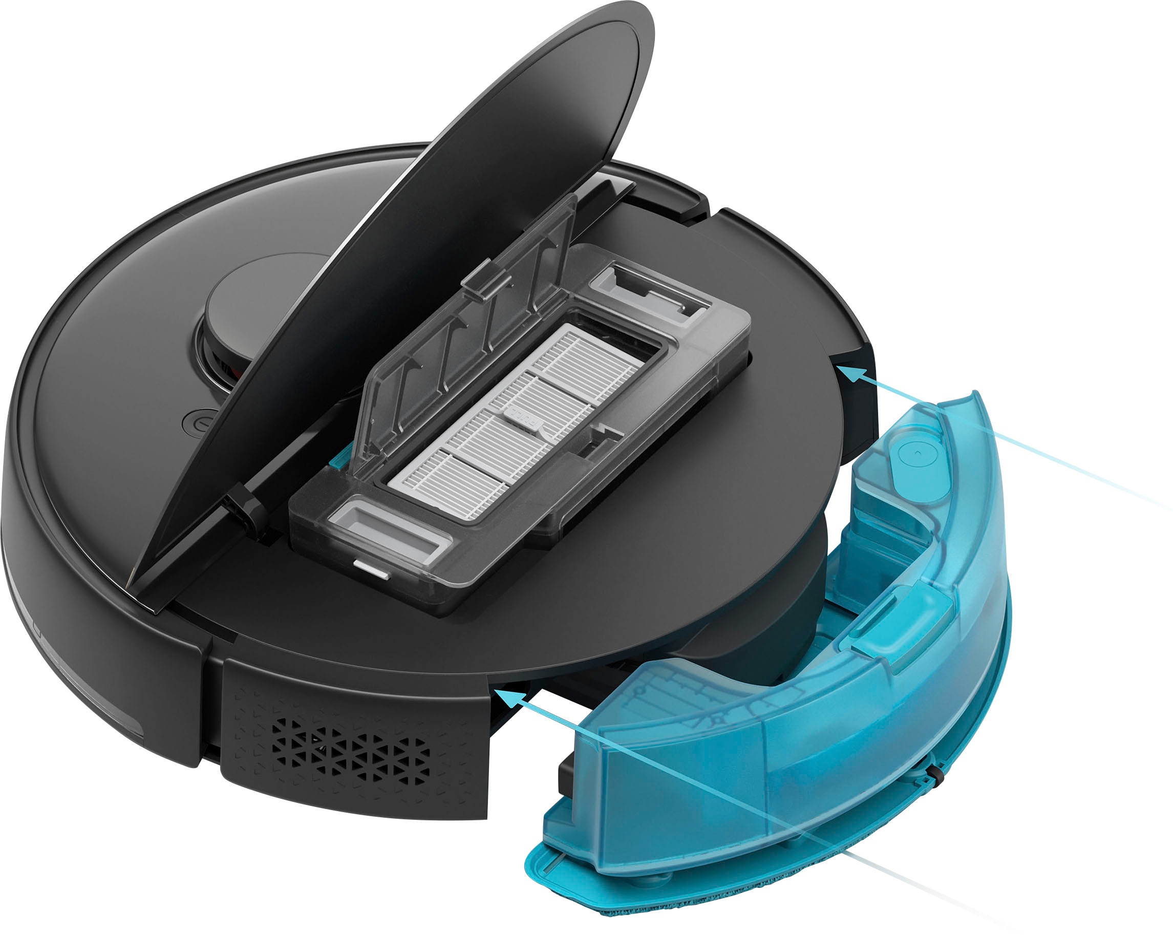 Philips Mikrofasertuch »XV1470/00«, (Packung), Zubehör für Philips Saugroboter 7000 Series XU7000/01, 4 Stk.
