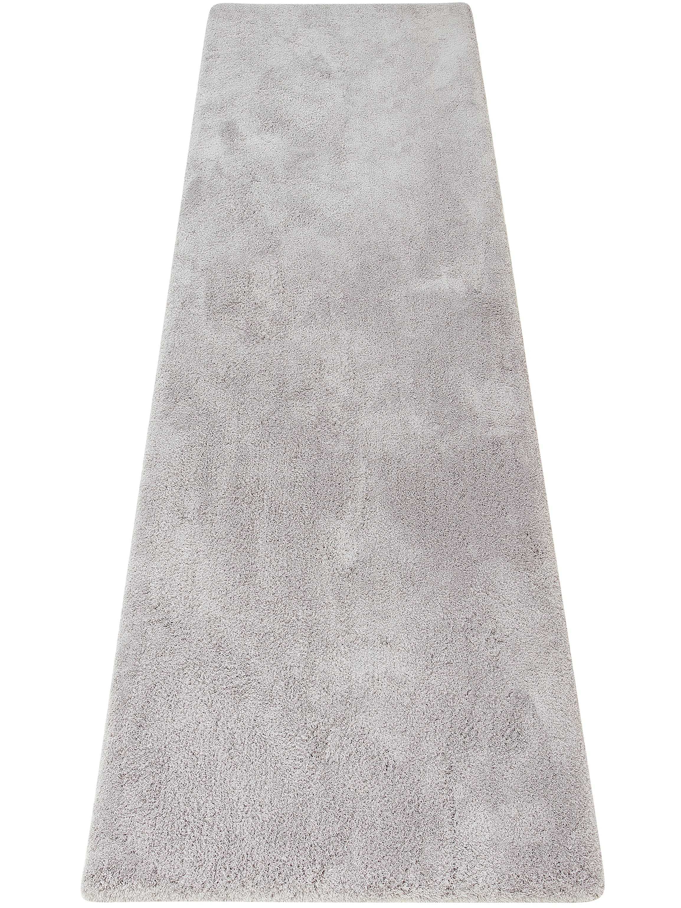 my home Hochflor-Läufer »Microfaser Teppich Magong, besonders weich, sehr feiner Flor«, rechteckig, 25 mm Höhe, uni Teppiche, Wohnzimmer, Schlafzimmer, Kinderzimmer, Flur, Brücke