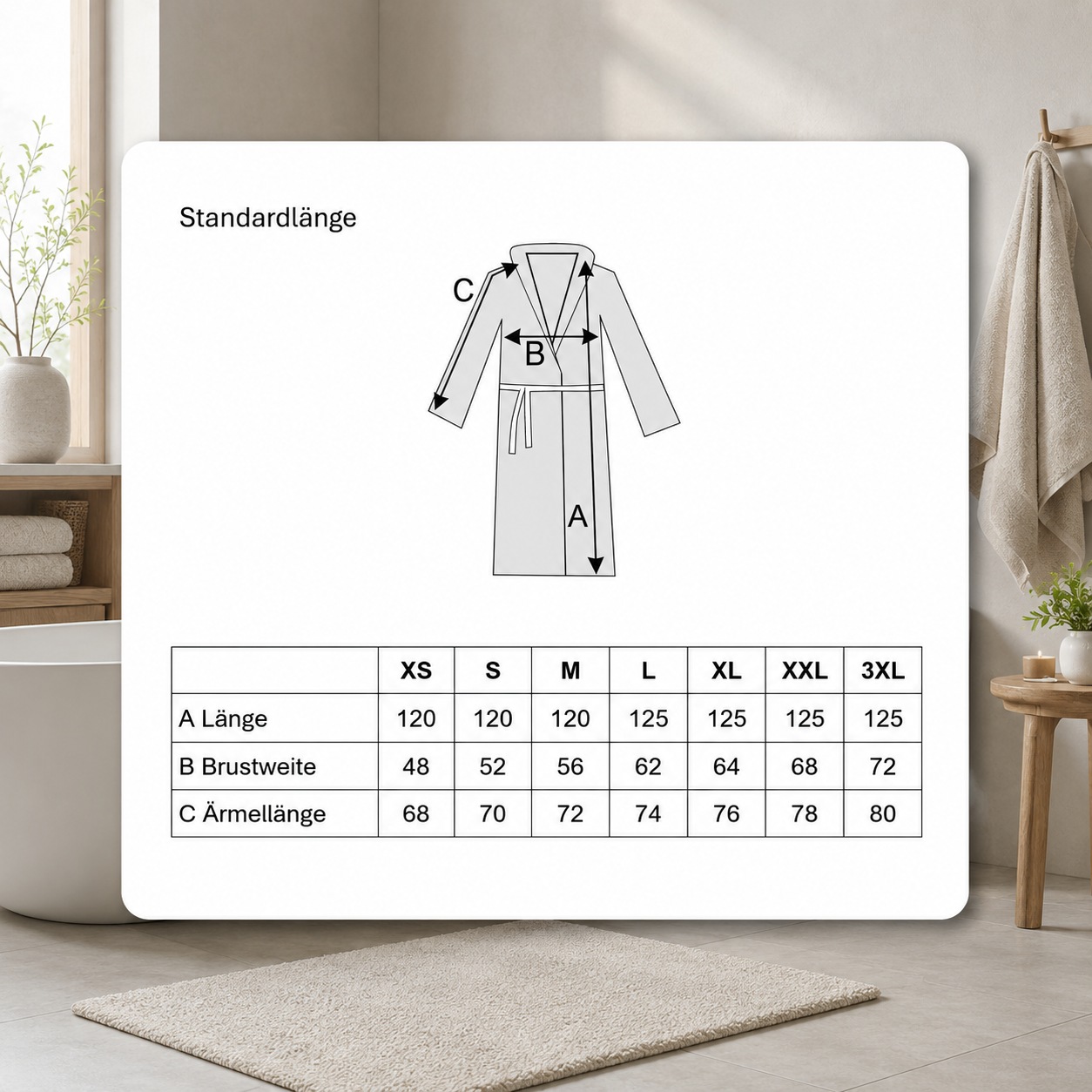 OTTO home Unisex-Bademantel »Anna Leo, ideal für Sauna & Spa, Hotelbademantel, Morgenmantel« 1 Stk. für Damen & Herren, mit Taschen, S-3XL, trendiger Animal Print